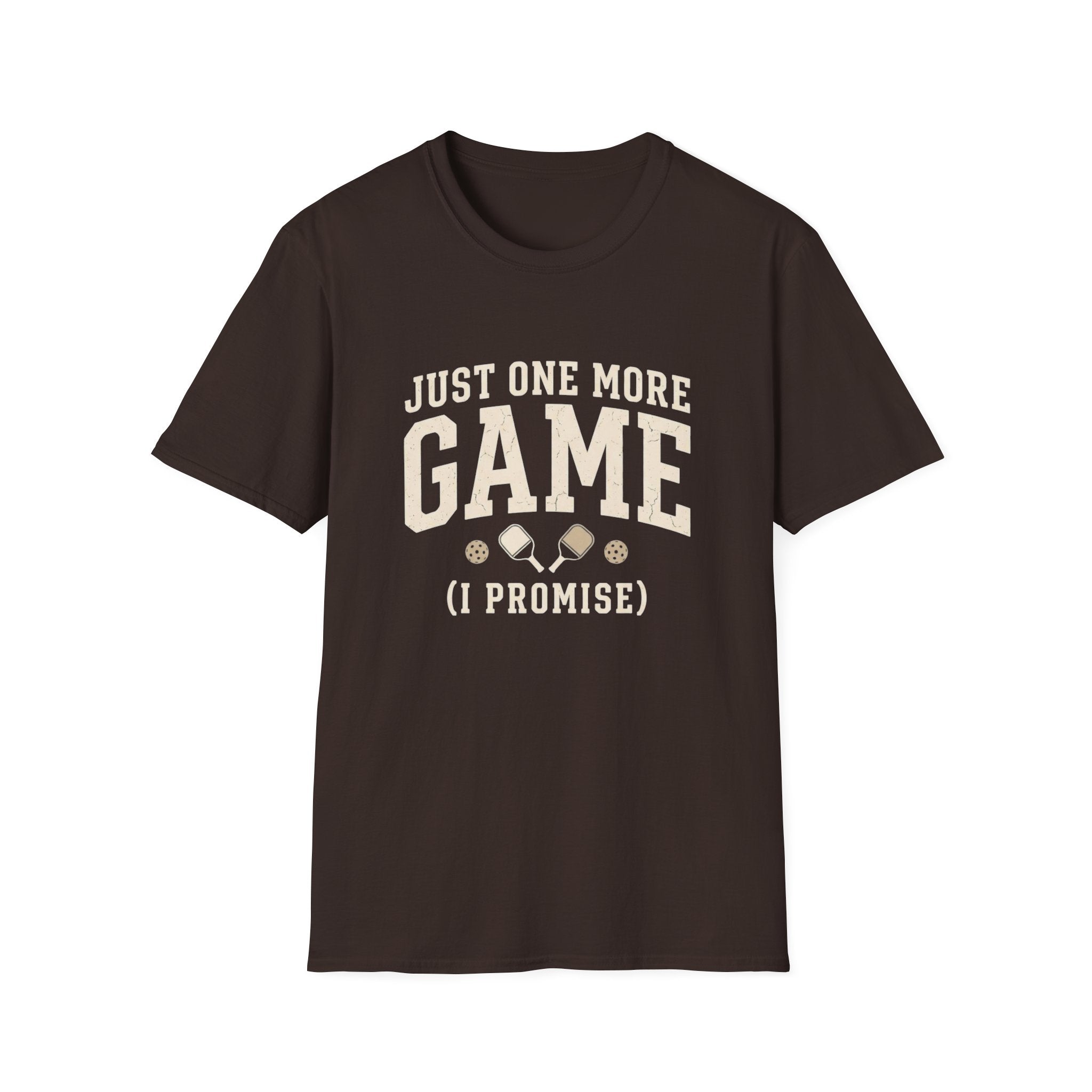 Just One More Game Shirt – Funny Pickleball T-Shirt, Pickleball Gift for Men & Women