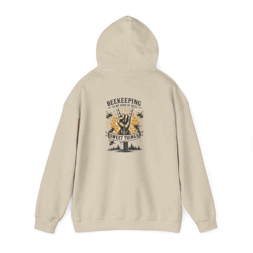 Beekeeping Is My Kind of Buzz Crewneck Sweatshirt | Rustic Beekeeper Pullover | Honey Farm Apparel