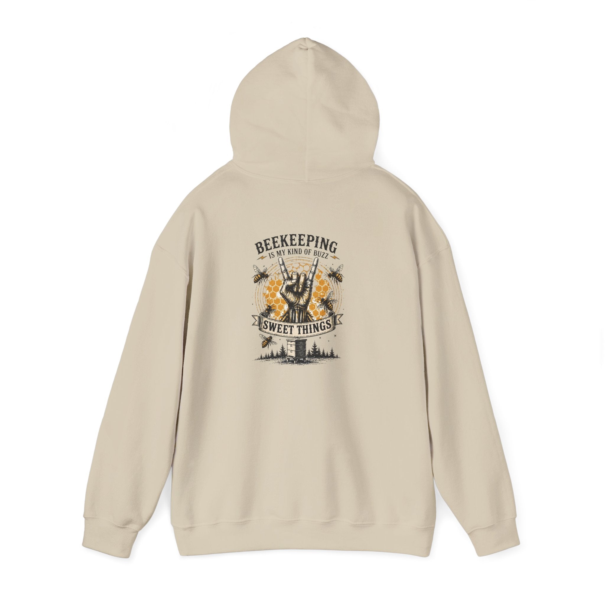 Beekeeping Is My Kind of Buzz Crewneck Sweatshirt | Rustic Beekeeper Pullover | Honey Farm Apparel