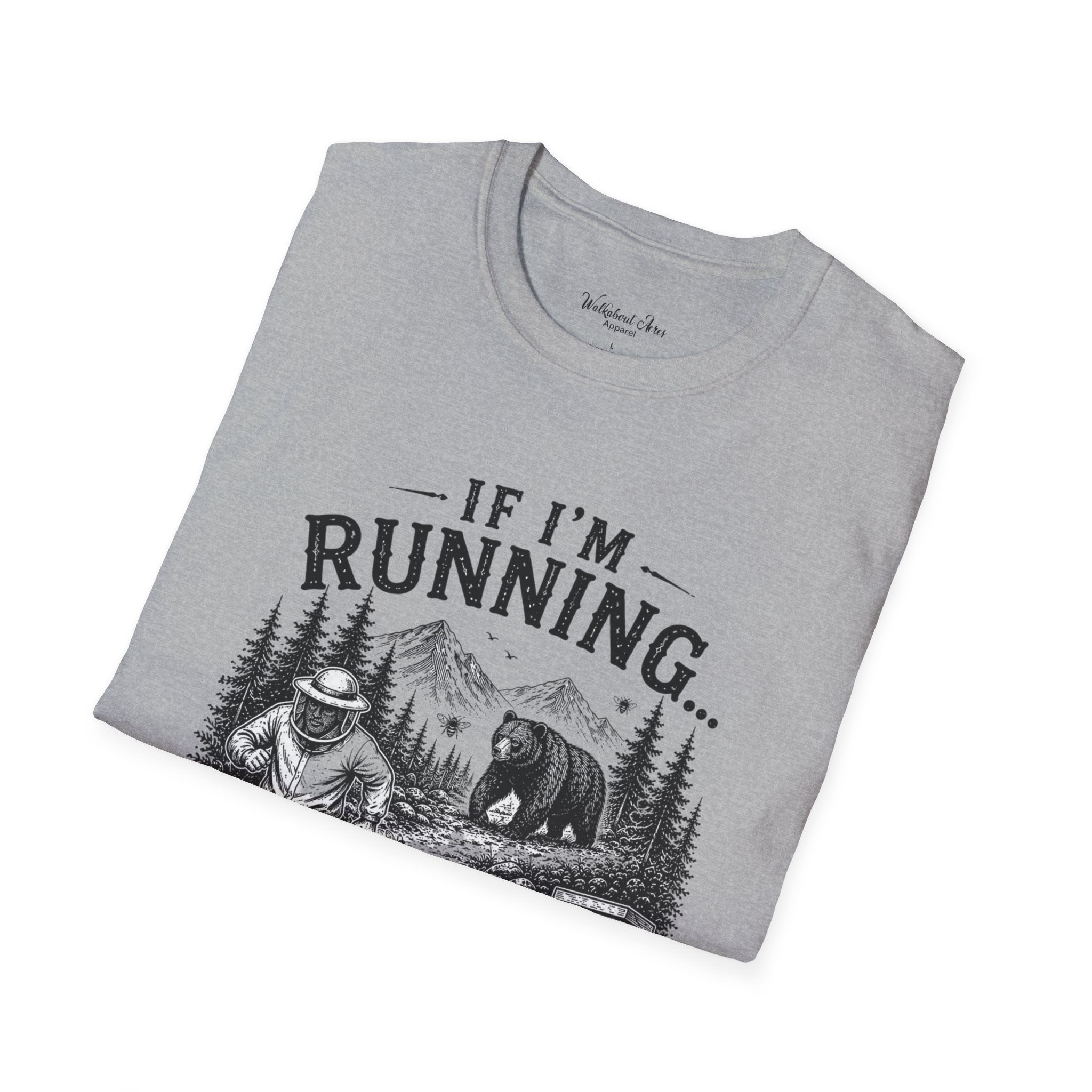 If I’m Running Bear Shirt | You Should Be Running Too | Funny Outdoor Tee