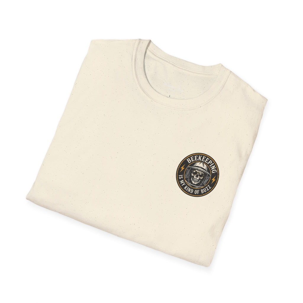Beekeeping Is My Kind of Buzz Shirt | Skull Beekeeper Tee | Rustic Bee Keeper T-Shirt | Honey Lover Gift