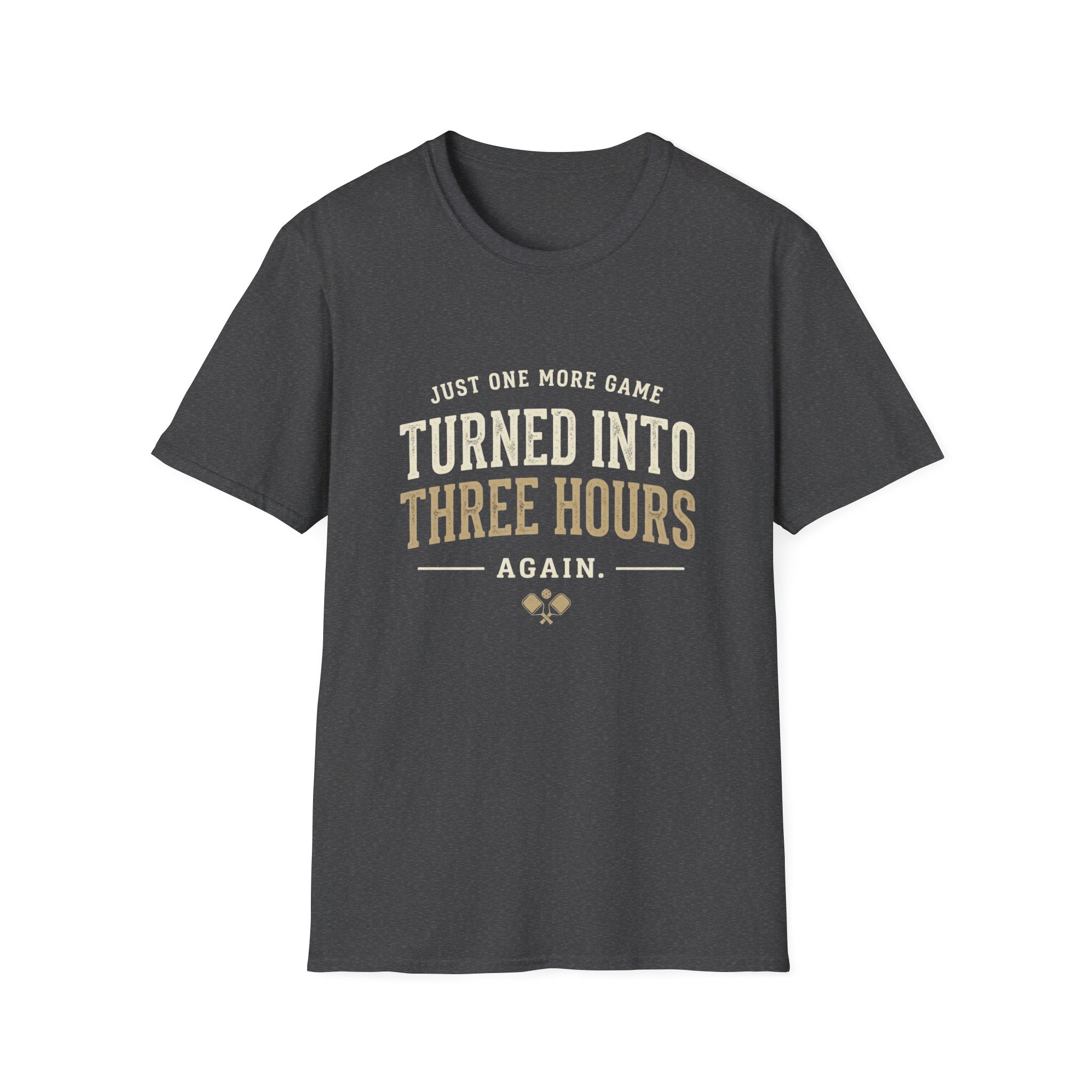 Just One More Game Turned Into Three Hours Again Pickleball Shirt – Vintage Pickleball Tee