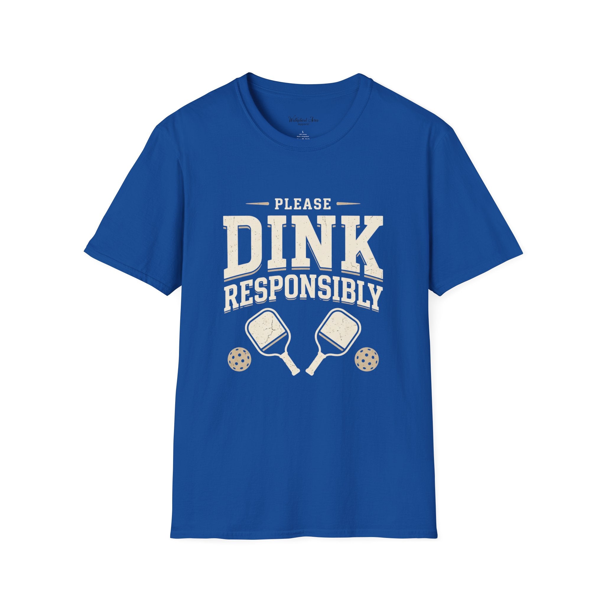 Dink Responsibly Shirt – Funny Pickleball T-Shirt, Pickleball Gift for Men & Women