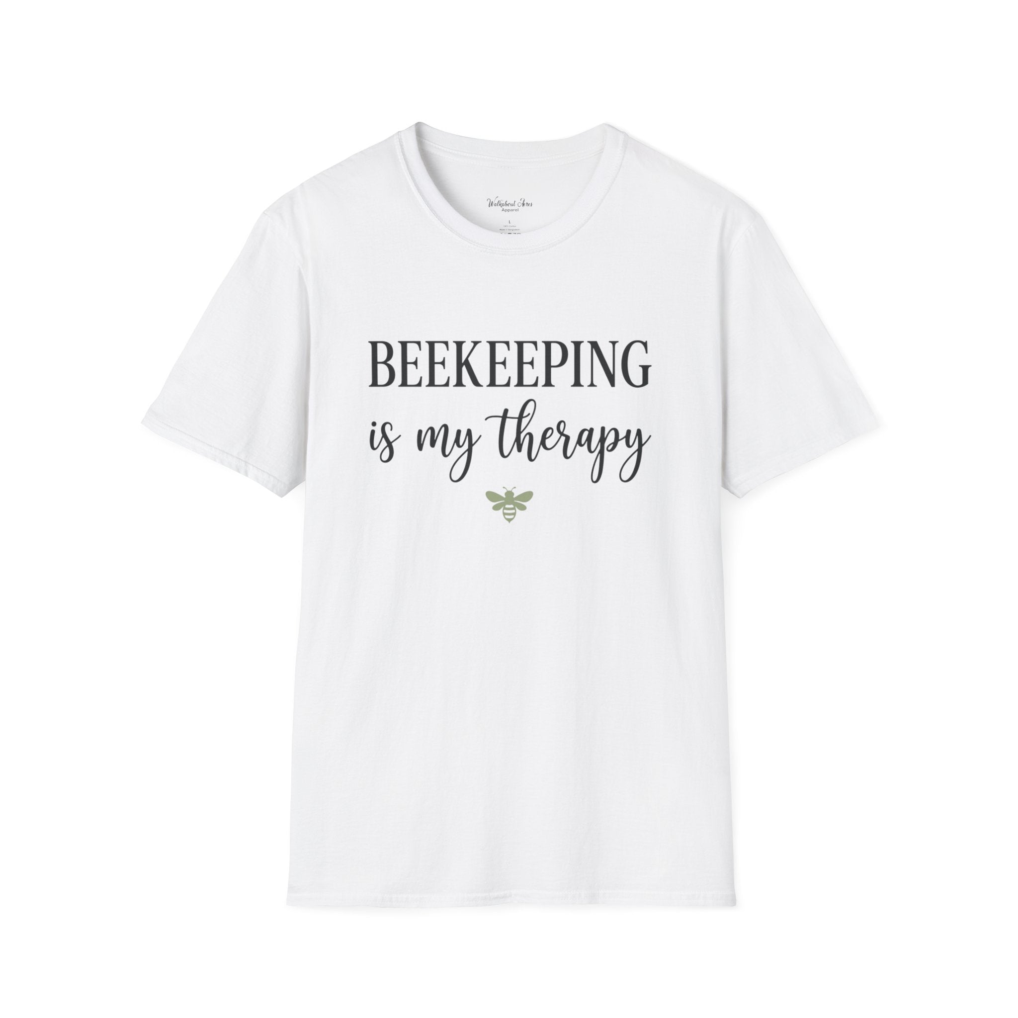 Beekeeping is my Therapy Shirt – Beekeeping T-Shirt – Save the Bees Apparel