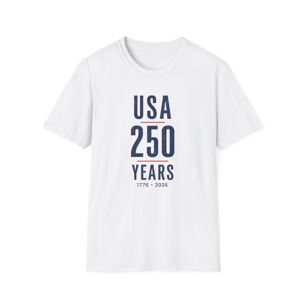 USA 250 Years Shirt | America 1776-2026 Patriotic Tee | Minimalist Semiquincentennial T-Shirt | American Heritage Apparel