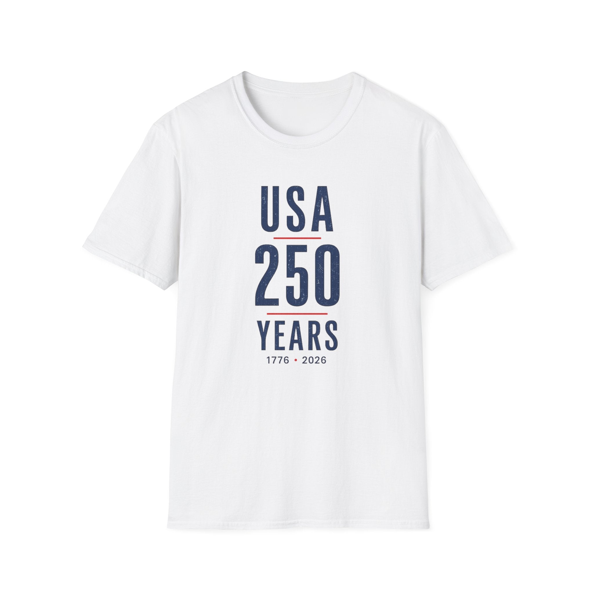 USA 250 Years Shirt | America 1776-2026 Patriotic Tee | Minimalist Semiquincentennial T-Shirt | American Heritage Apparel