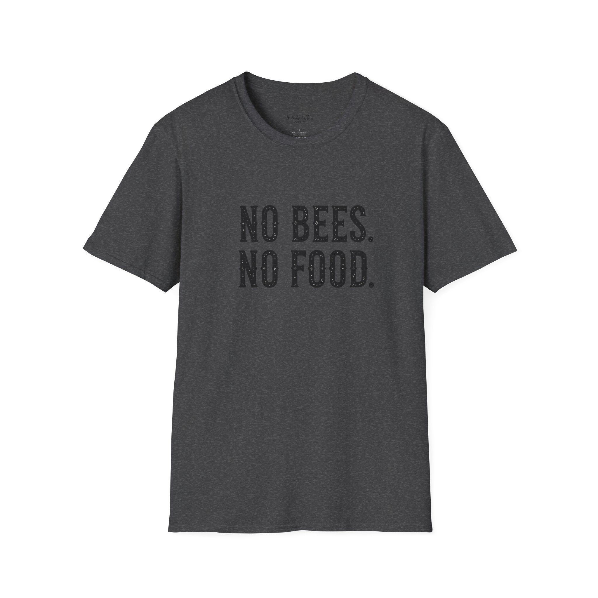 No Bees, No Food  Shirt – Beekeeping T-Shirt – Save the Bees Apparel