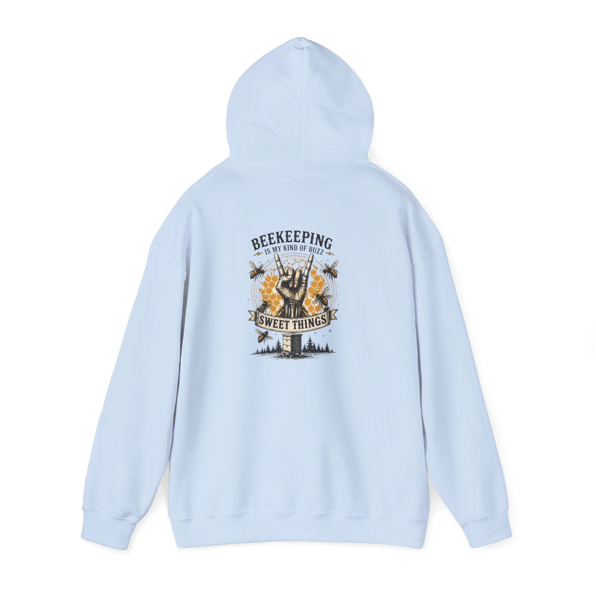 Beekeeping Is My Kind of Buzz Crewneck Sweatshirt | Rustic Beekeeper Pullover | Honey Farm Apparel