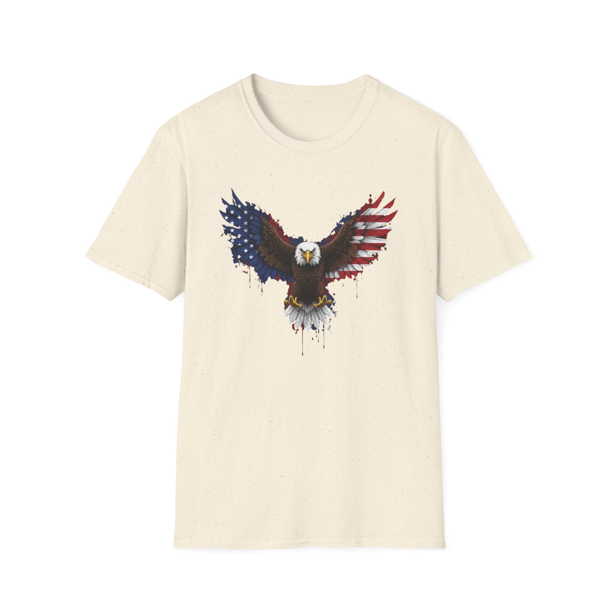 Patriotic American Eagle T-Shirt | USA Flag Wings Graphic Tee | Fourth of July Shirt | America Pride Apparel