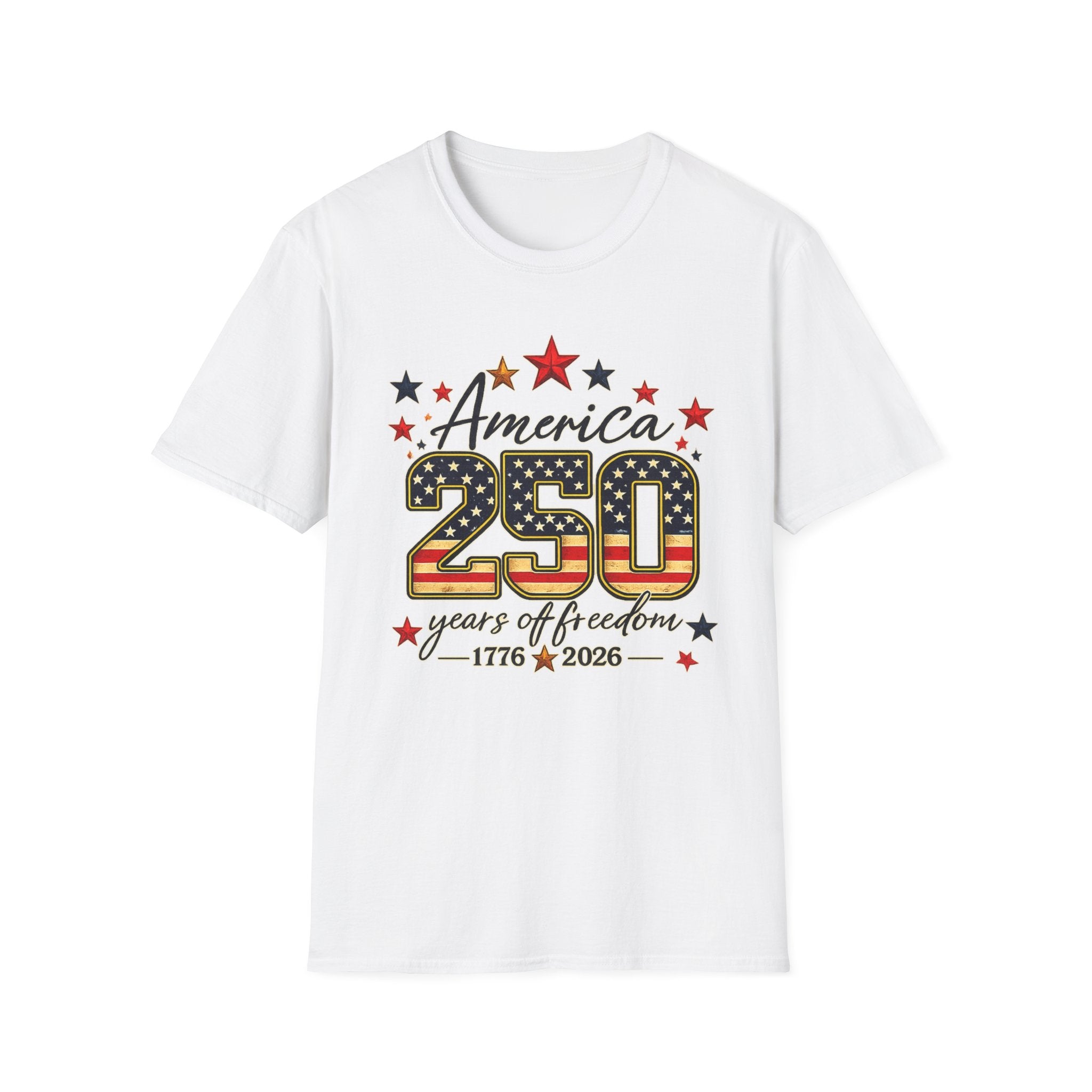 America 250 Years of Freedom Shirt | Patriotic USA Flag Anniversary Tee | 1776–2026 Celebration Shirt