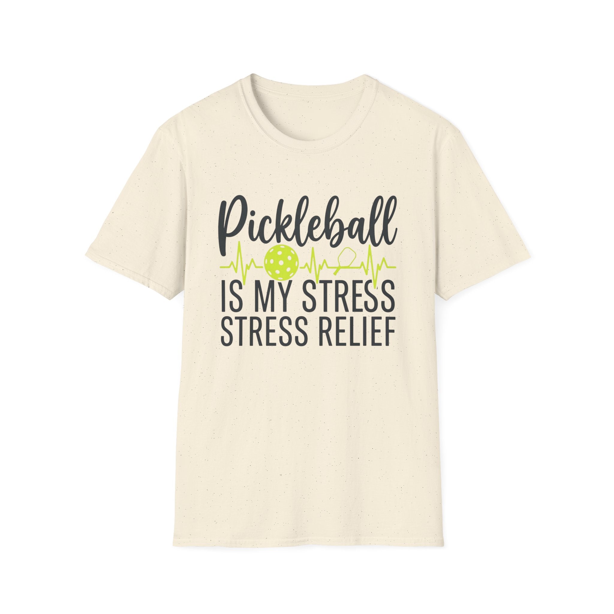 Pickleball Is My Stress Relief Shirt – Funny Pickleball Therapy Tee for Men & Women