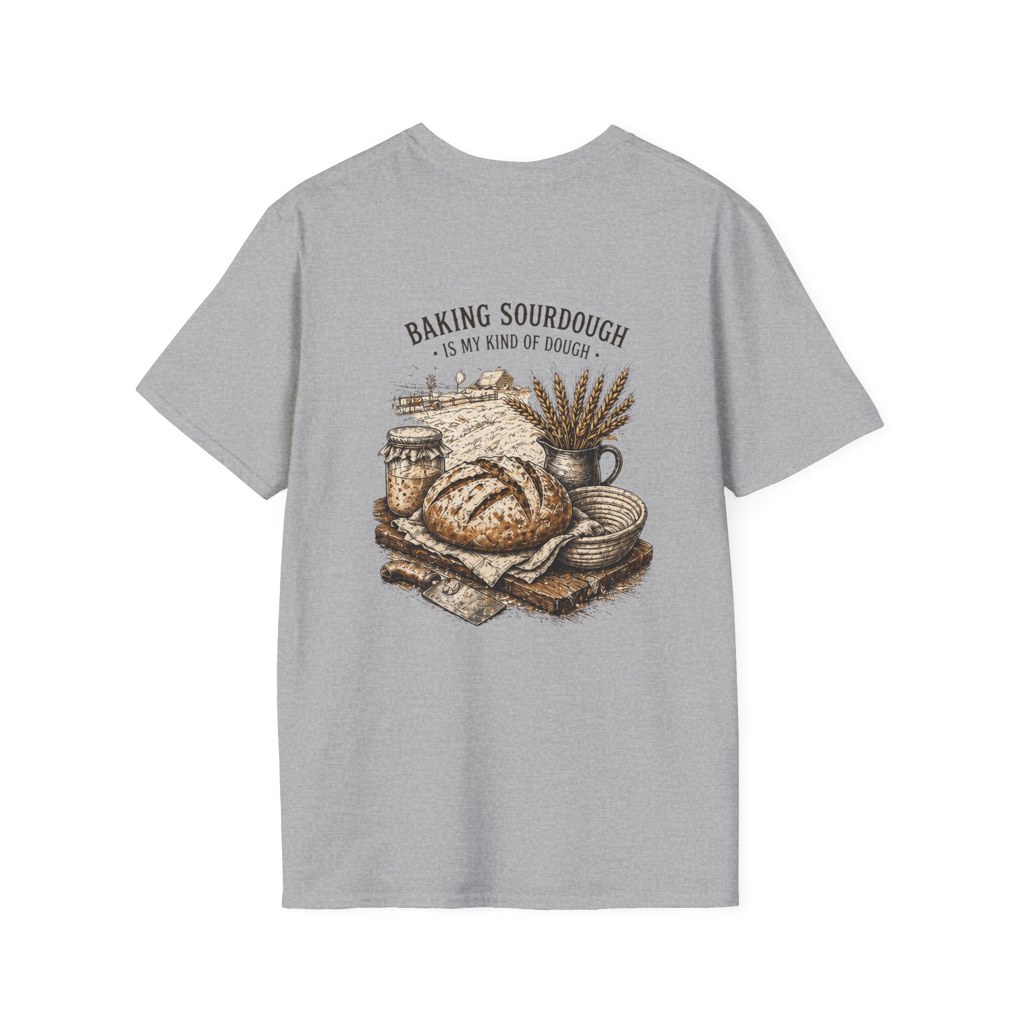 Baking Sourdough Is My Kind of Dough T-Shirt | Rustic Baker Tee | Sourdough Lover Shirt