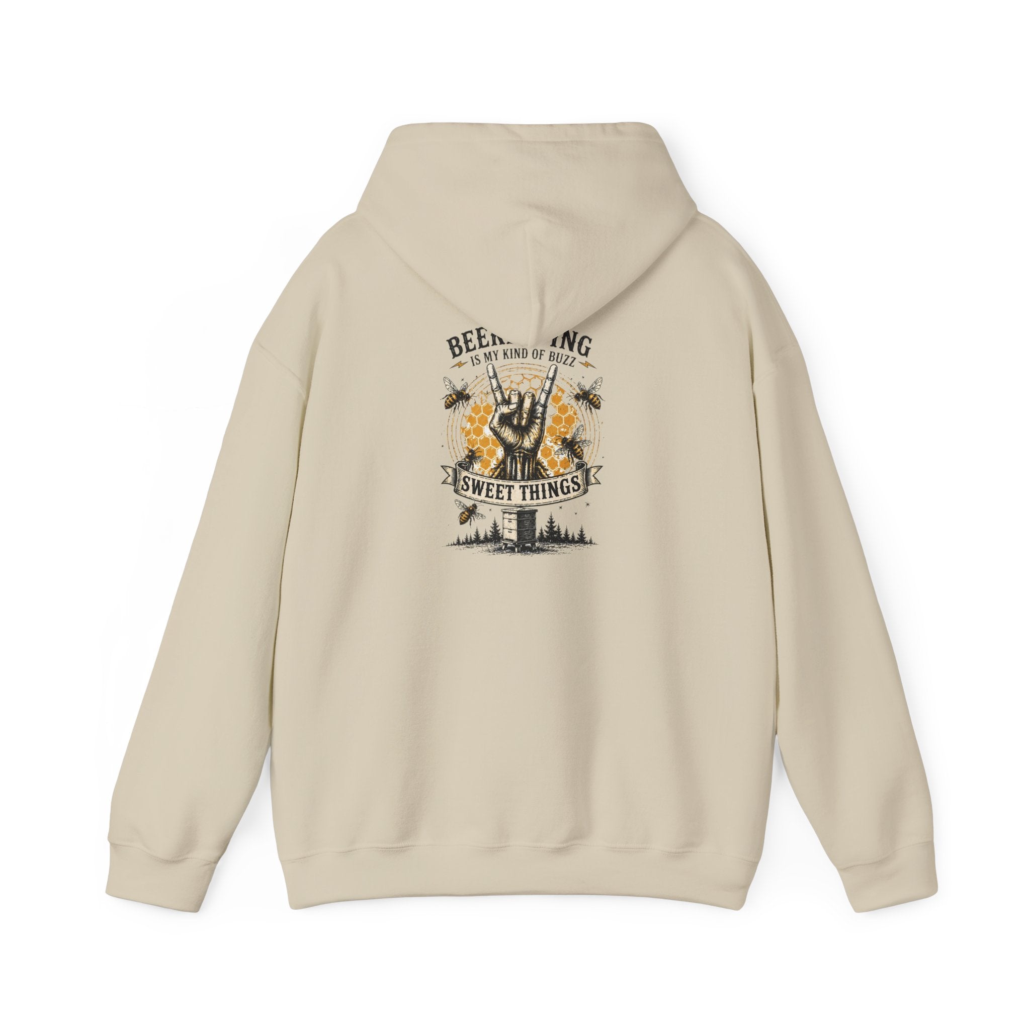 Beekeeping Is My Kind of Buzz Crewneck Sweatshirt | Rustic Beekeeper Pullover | Honey Farm Apparel