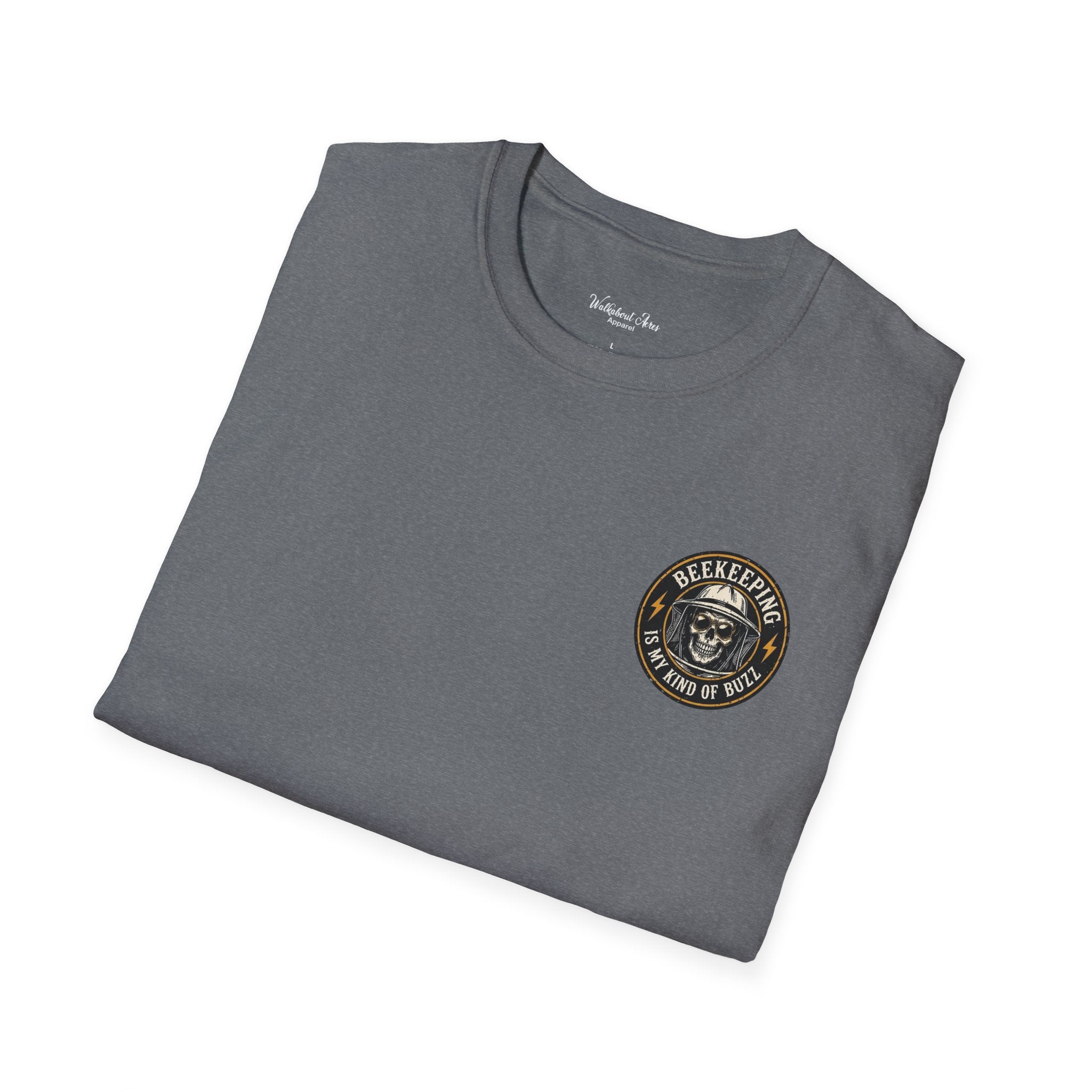 Beekeeping Is My Kind of Buzz Shirt | Skull Beekeeper Tee | Rustic Bee Keeper T-Shirt | Honey Lover Gift