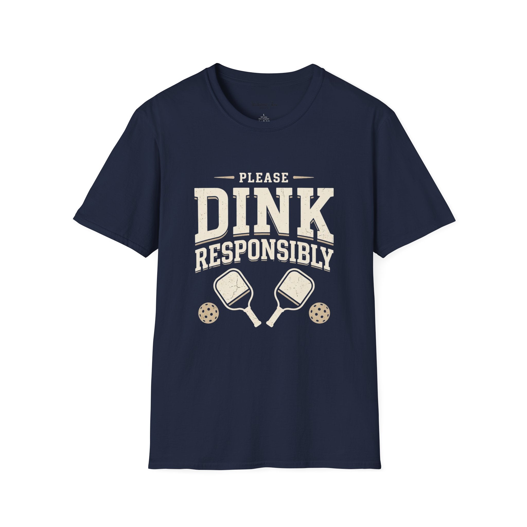 Dink Responsibly Shirt – Funny Pickleball T-Shirt, Pickleball Gift for Men & Women