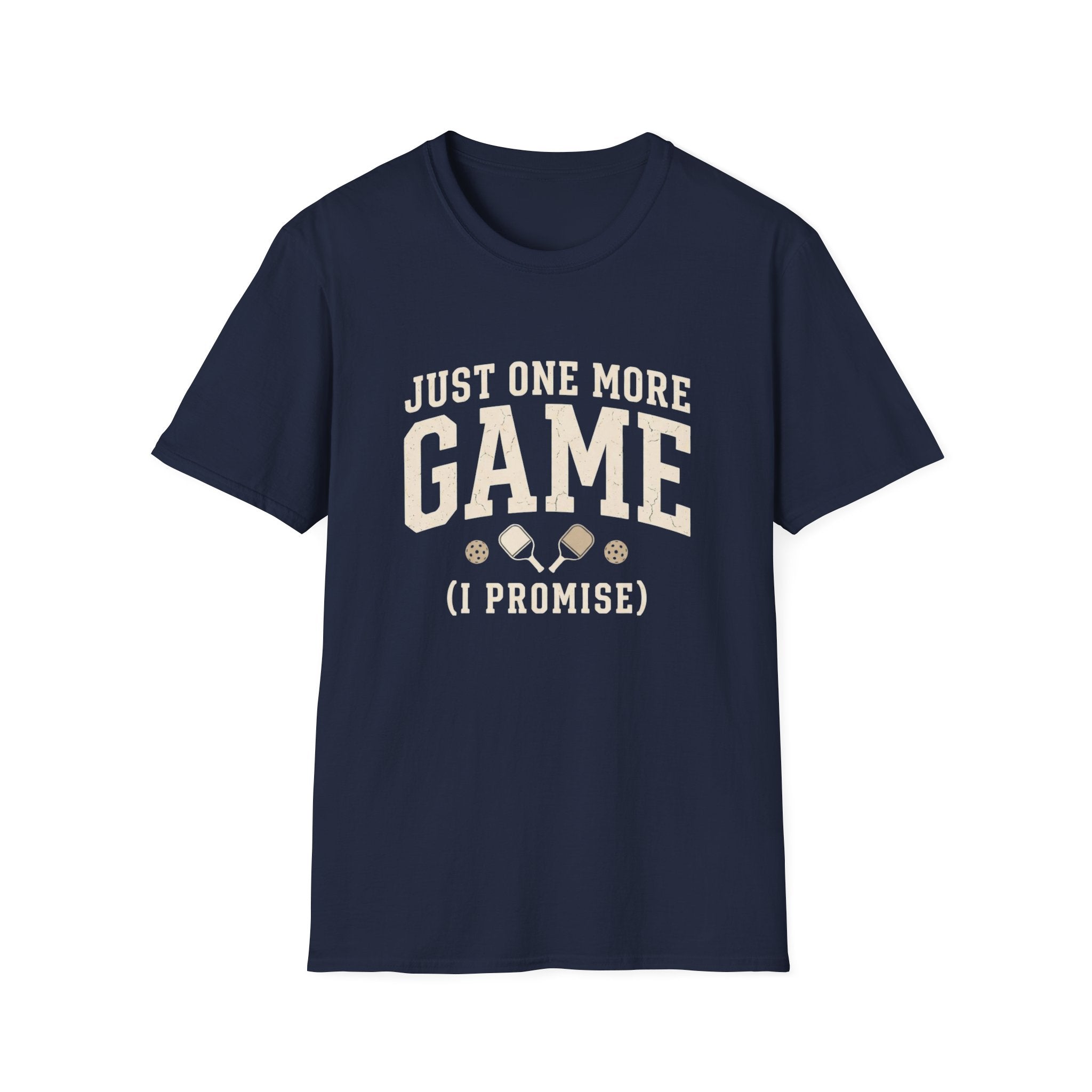 Just One More Game Shirt – Funny Pickleball T-Shirt, Pickleball Gift for Men & Women
