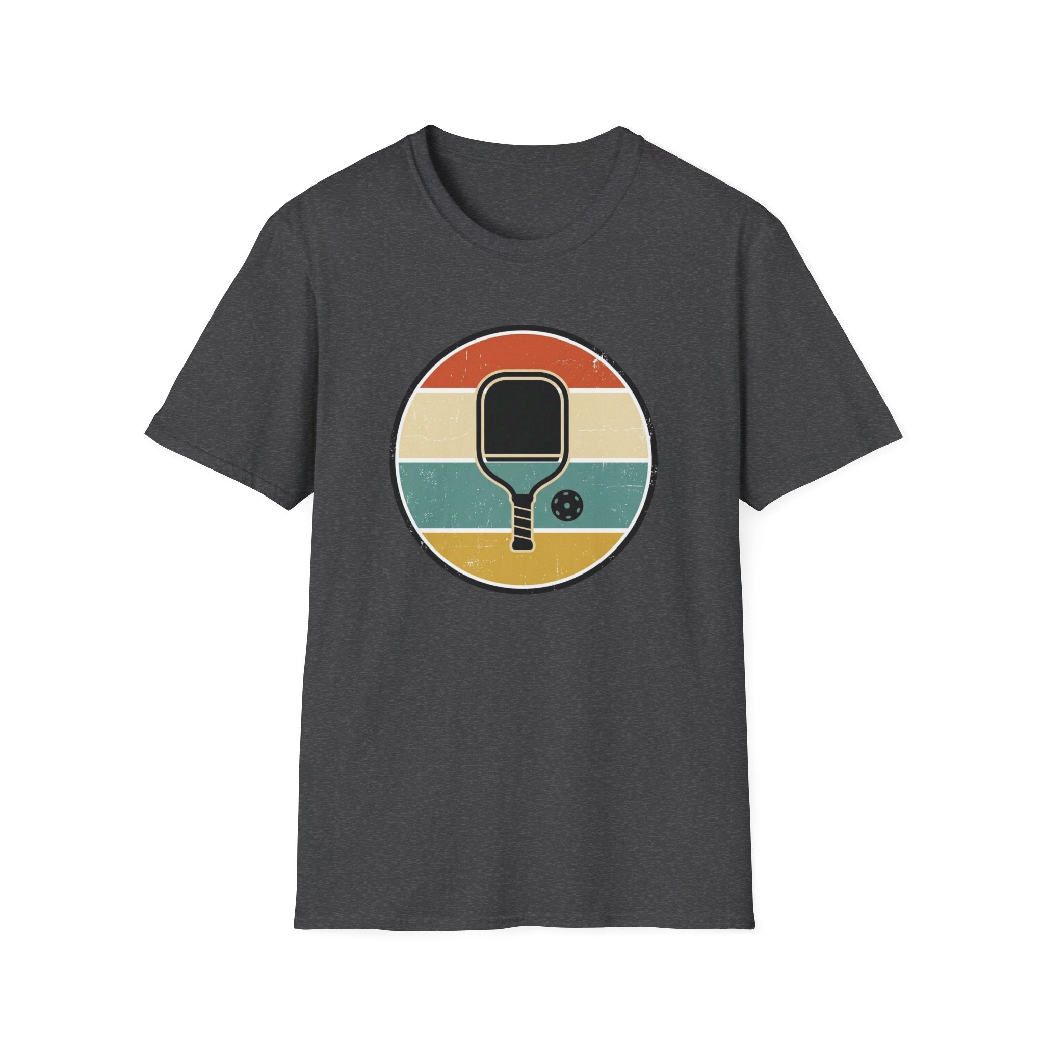 Retro Pickleball Paddle Vintage Graphic T-Shirt | Classic Retro Court Style Tee Unisex Soft style T-Shirt