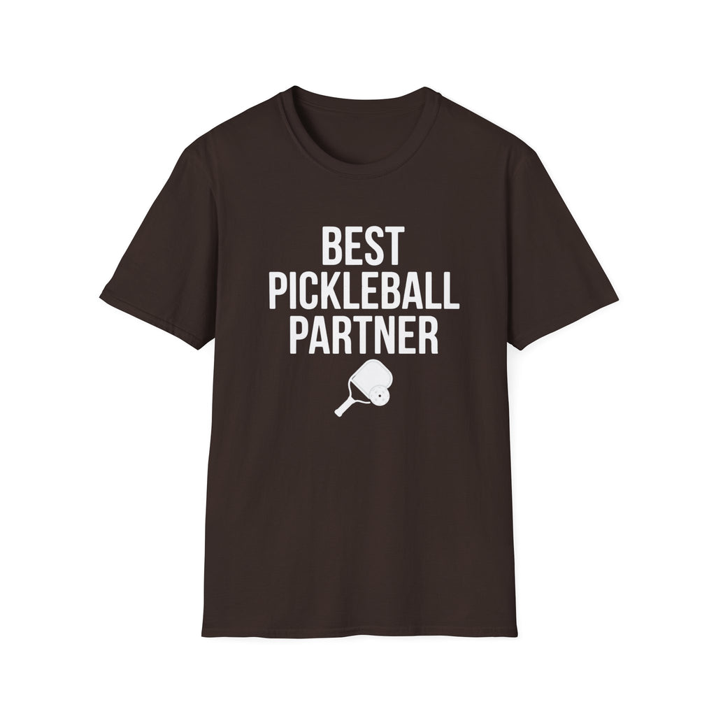 Best Pickleball Partner Shirt – Funny Pickleball Couple Tee | Pickleball Gift for Him or Her | Pickleball Court Graphic T-Shirt