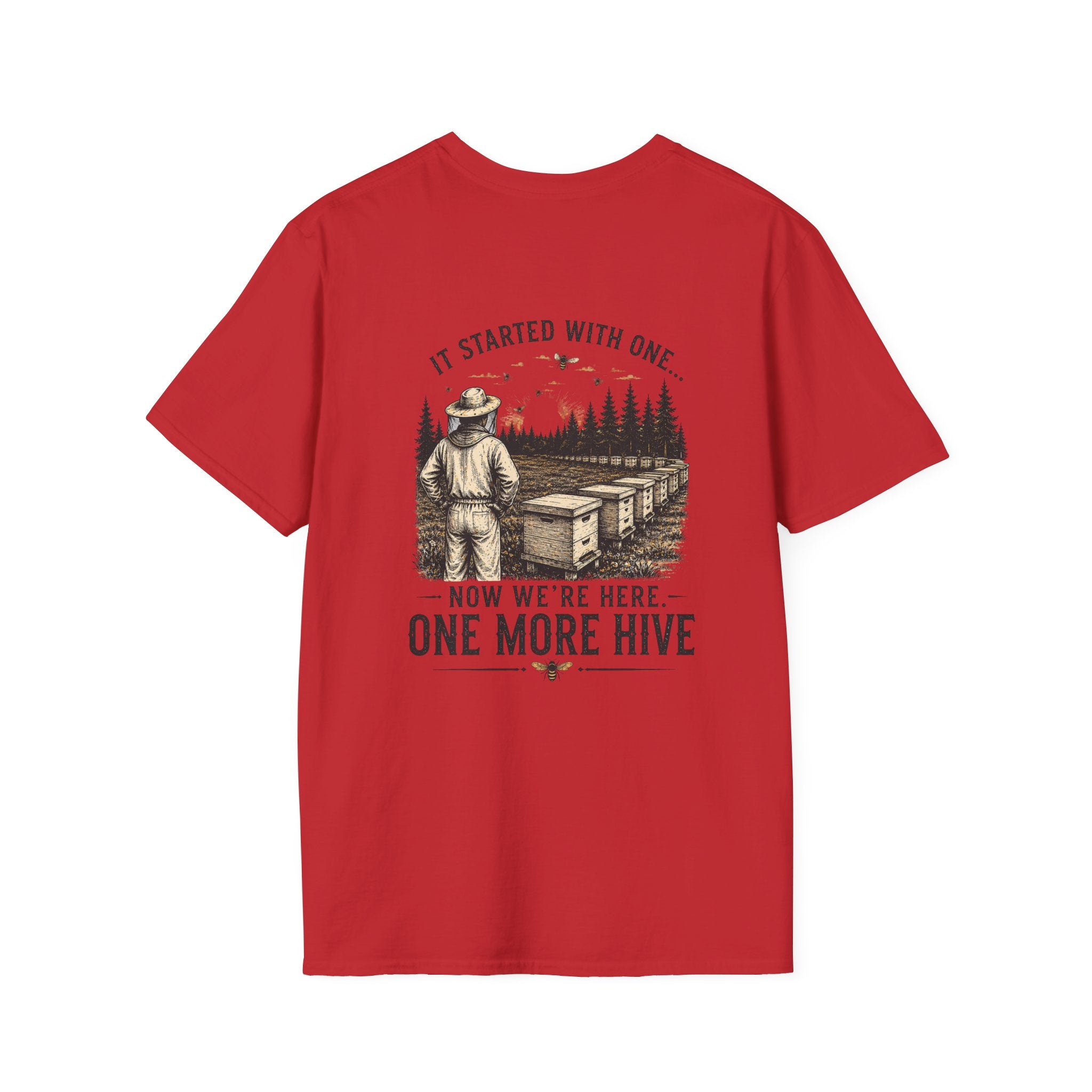 One More Hive Shirt | Beekeeper T-Shirt | Rustic Beekeeping Apparel