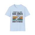 Dad-A-Base Funny Dad Shirt | Dad Joke USB Drive Tee | Nerdy Father’s Day Gift | Tech Dad Graphic T-Shirt | Computer Geek Dad Tee