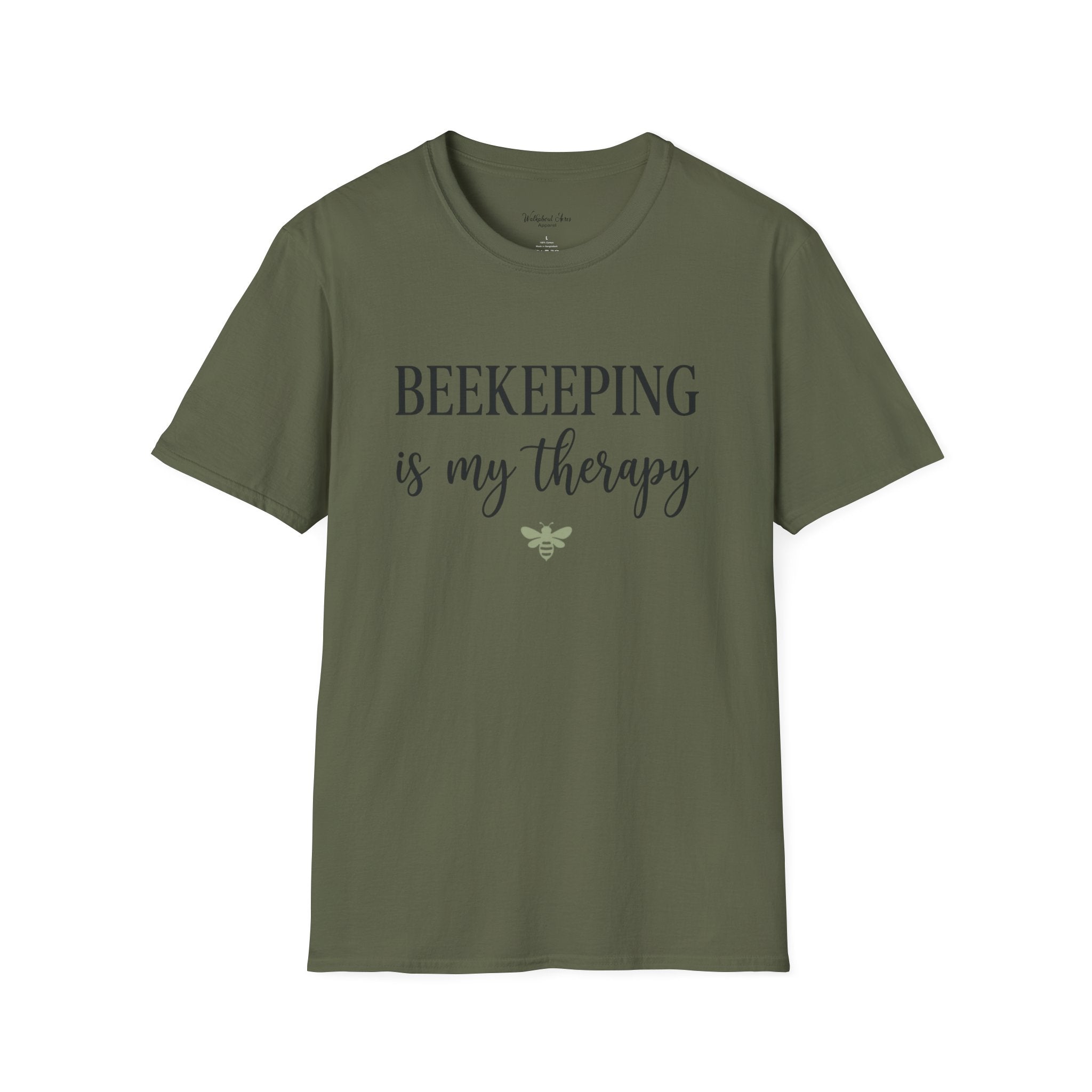 Beekeeping is my Therapy Shirt – Beekeeping T-Shirt – Save the Bees Apparel