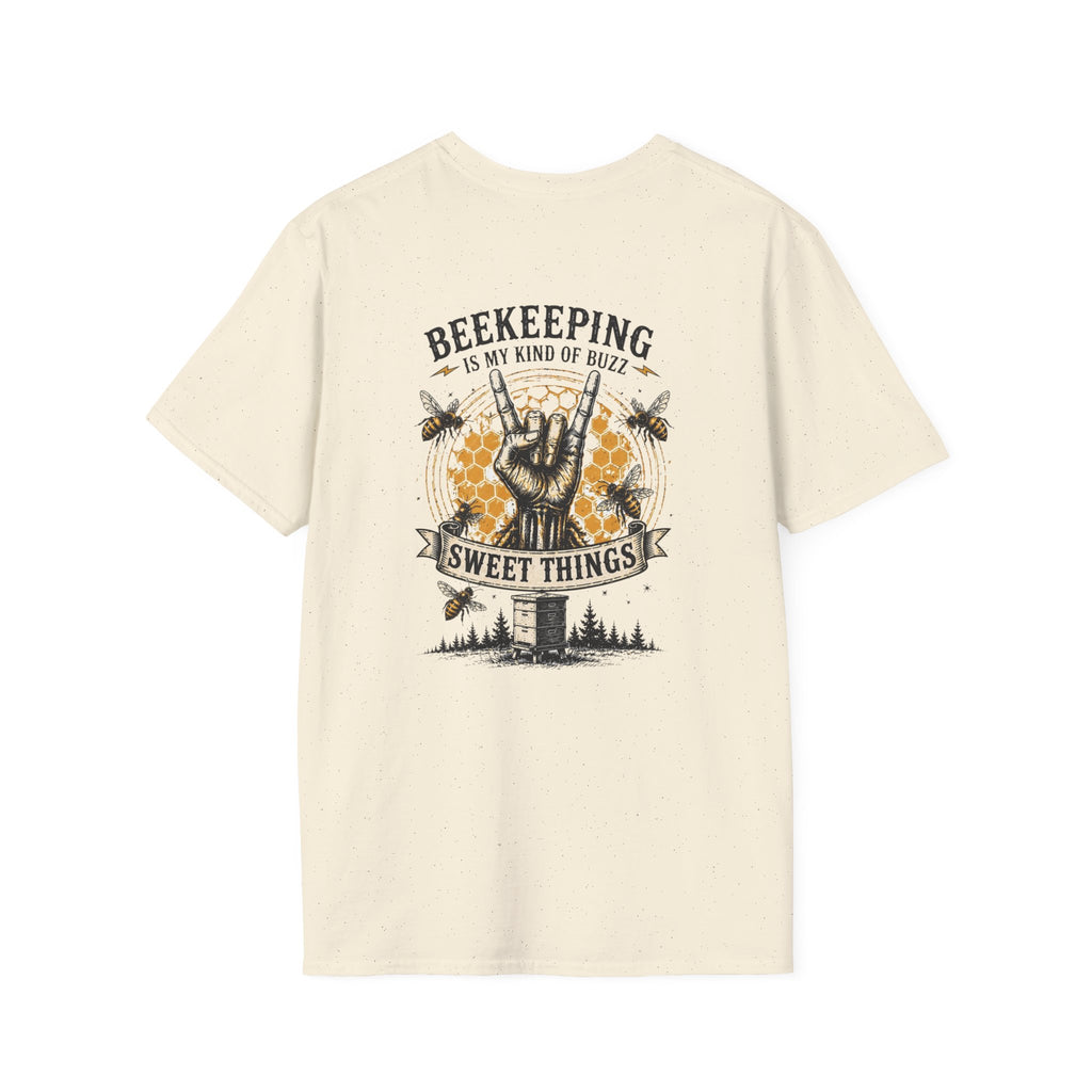 Beekeeping Is My Kind of Buzz Shirt | Skull Beekeeper Tee | Rustic Bee Keeper T-Shirt | Honey Lover Gift