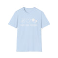 Peace Love Pickleball Graphic Tee | Cute Pickleball Shirt for Women & Men - Unisex Soft style T-Shirt