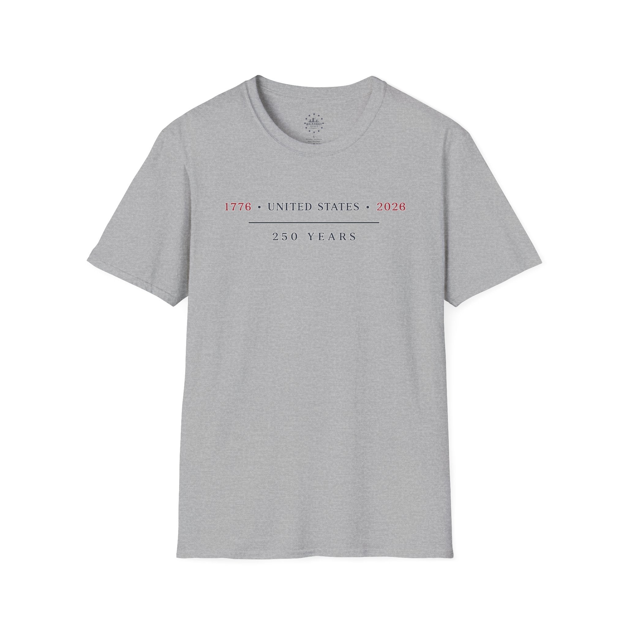 1776 United States 2026 Shirt | America 250 Years Tee | Minimalist Patriotic T-Shirt | USA Semiquincentennial Heritage Shirt