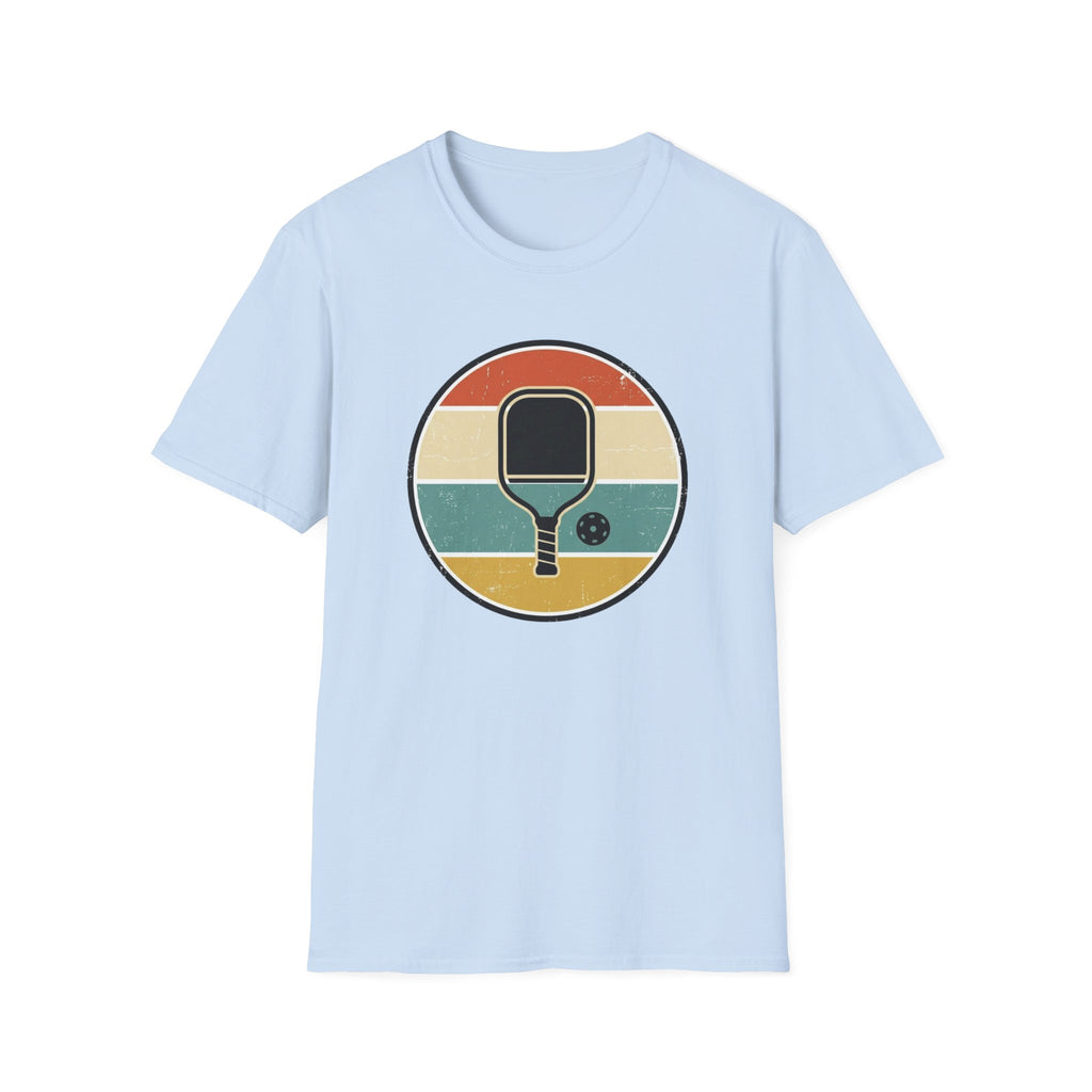 Retro Pickleball Paddle Vintage Graphic T-Shirt | Classic Retro Court Style Tee Unisex Soft style T-Shirt