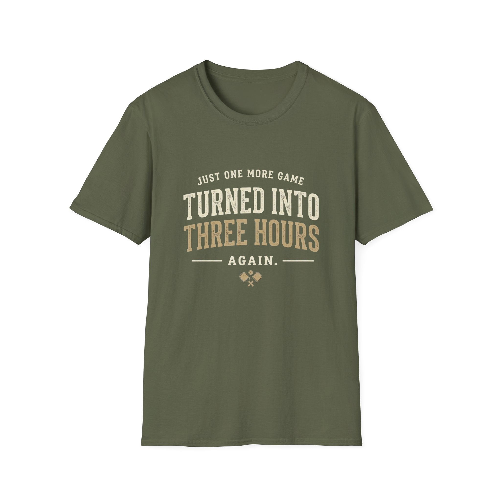 Just One More Game Turned Into Three Hours Again Pickleball Shirt – Vintage Pickleball Tee