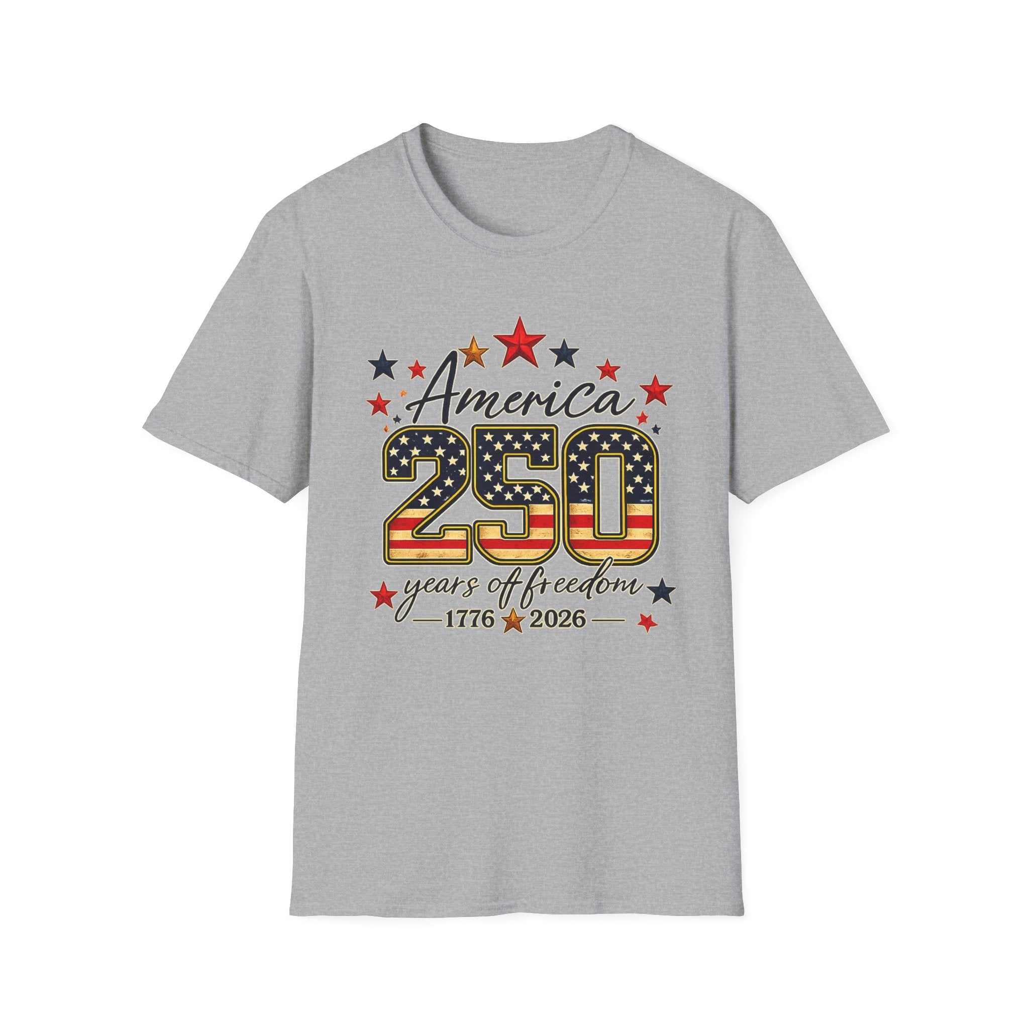 America 250 Years of Freedom Shirt | Patriotic USA Flag Anniversary Tee | 1776–2026 Celebration Shirt