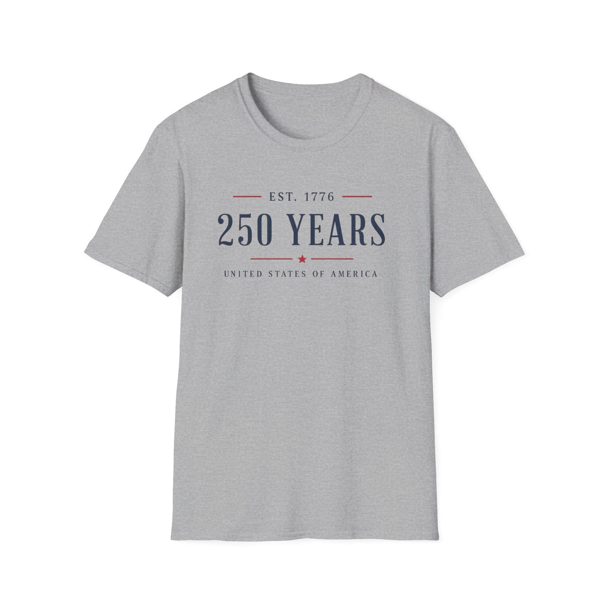 250 Years Shirt | EST. 1776 Patriotic Tee | United States of America T-Shirt | Minimalist America 250 Heritage Shirt
