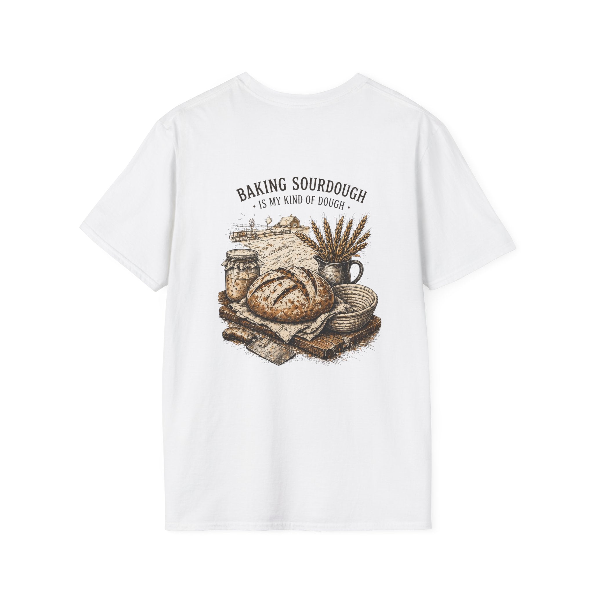 Baking Sourdough Is My Kind of Dough T-Shirt | Rustic Baker Tee | Sourdough Lover Shirt