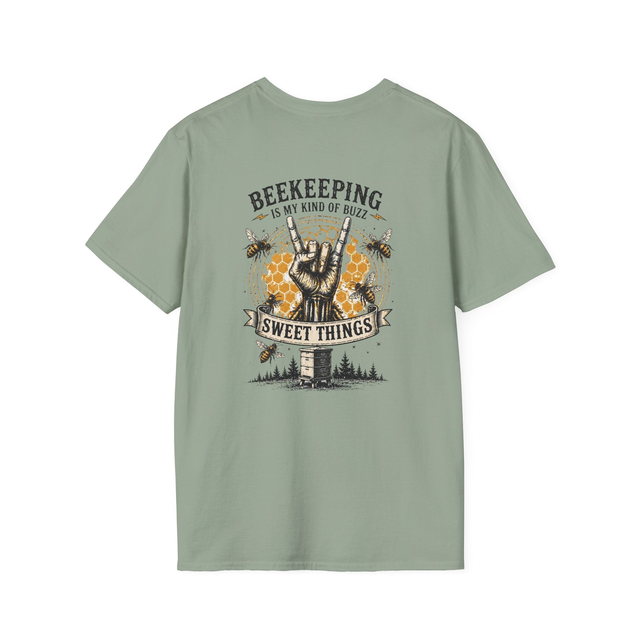 Beekeeping Is My Kind of Buzz Shirt | Skull Beekeeper Tee | Rustic Bee Keeper T-Shirt | Honey Lover Gift