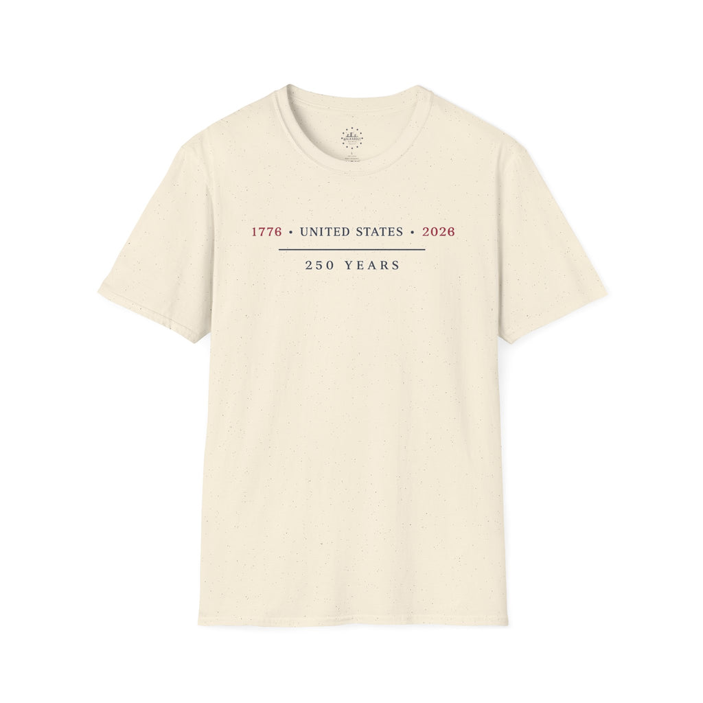 1776 United States 2026 Shirt | America 250 Years Tee | Minimalist Patriotic T-Shirt | USA Semiquincentennial Heritage Shirt