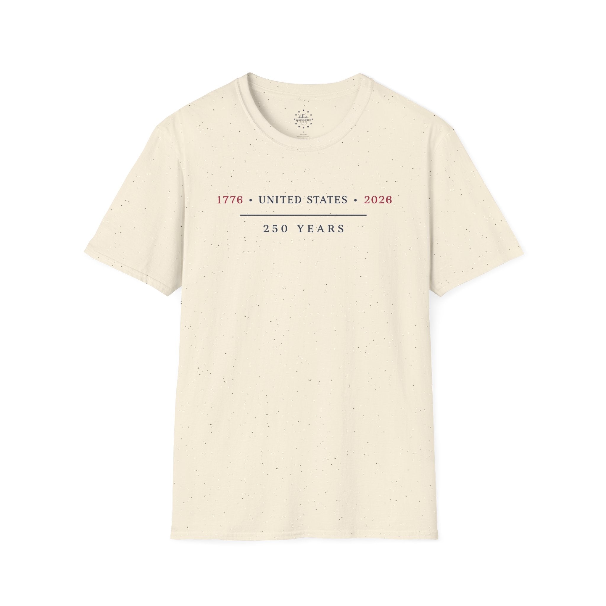 1776 United States 2026 Shirt | America 250 Years Tee | Minimalist Patriotic T-Shirt | USA Semiquincentennial Heritage Shirt