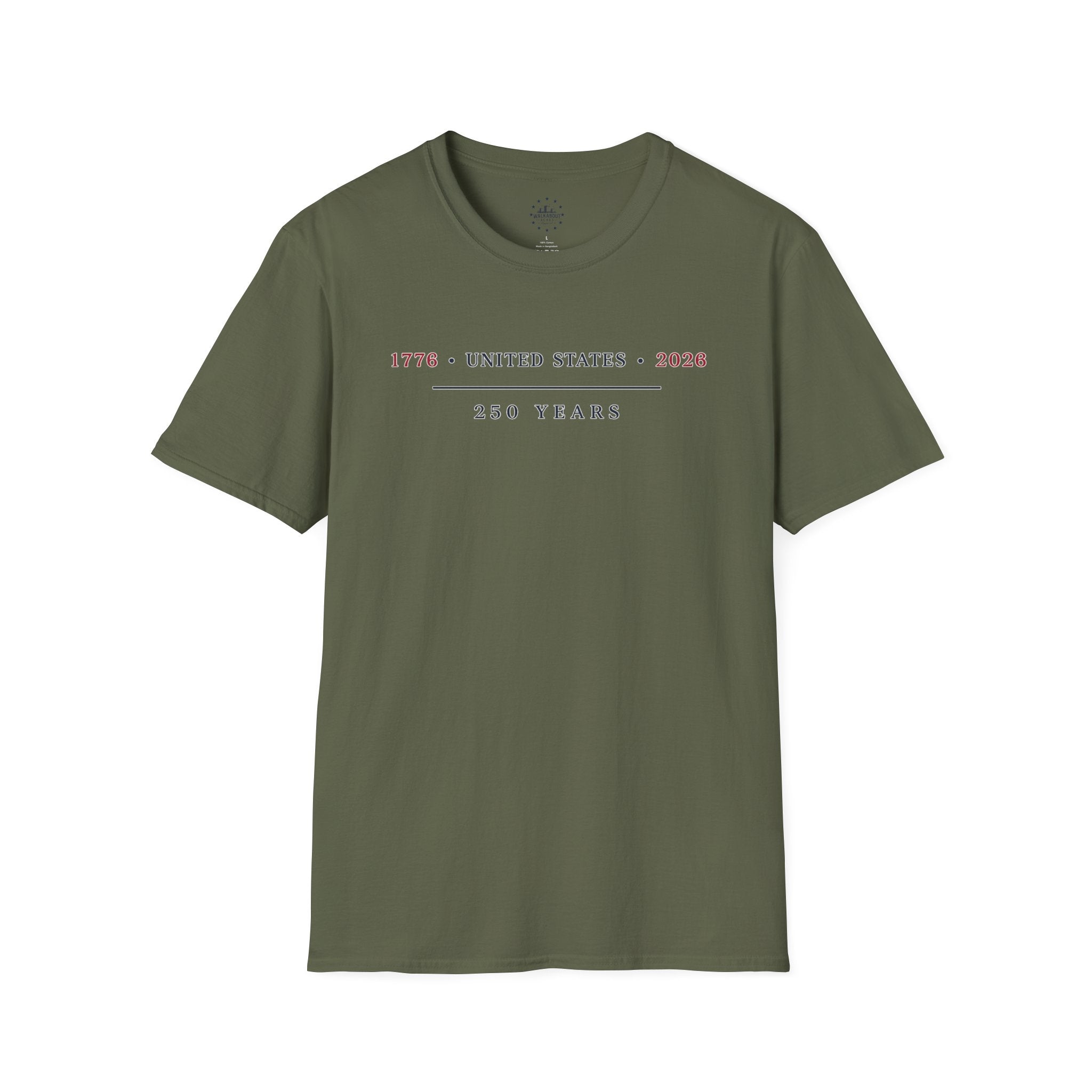 1776 United States 2026 Shirt | America 250 Years Tee | Minimalist Patriotic T-Shirt | USA Semiquincentennial Heritage Shirt