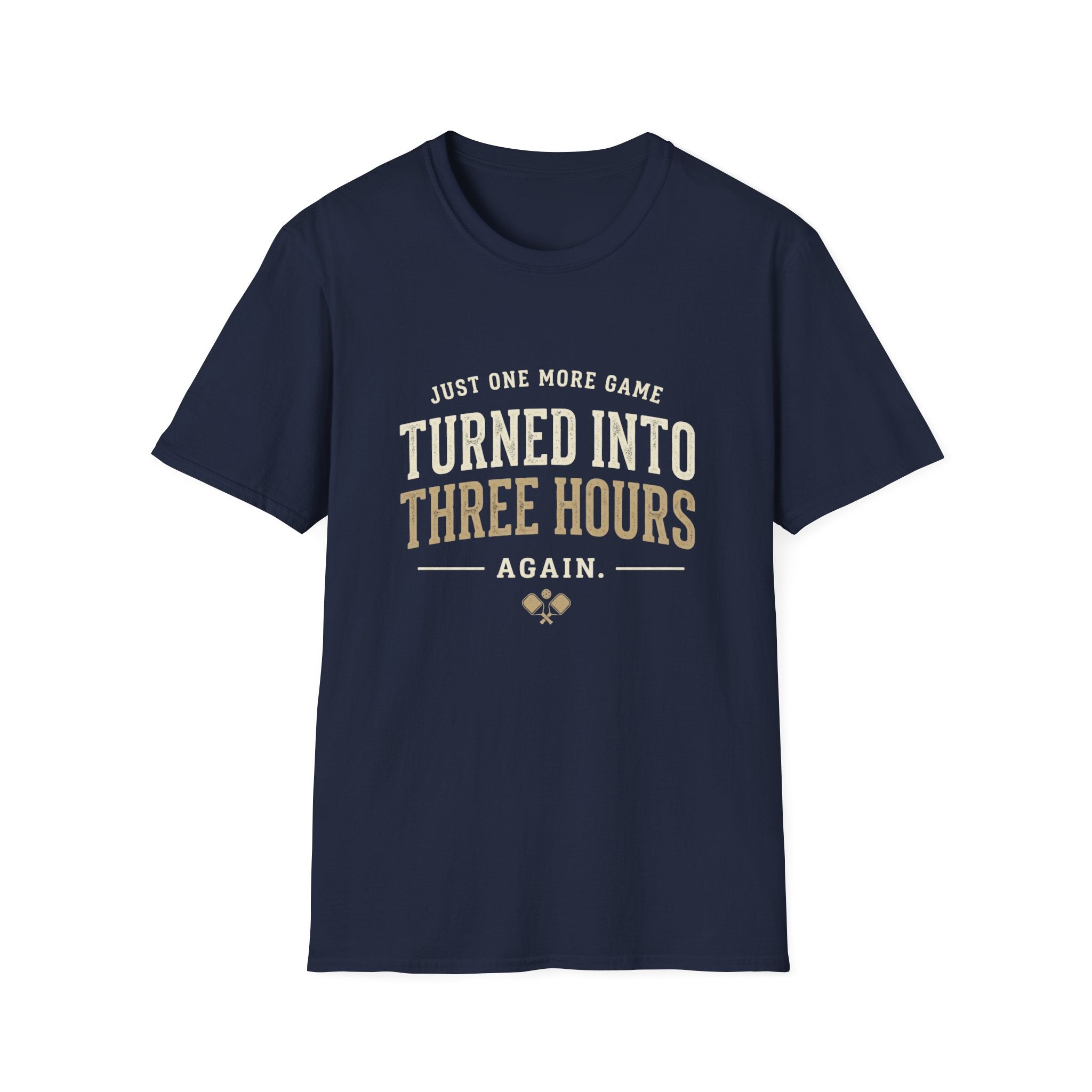 Just One More Game Turned Into Three Hours Again Pickleball Shirt – Vintage Pickleball Tee