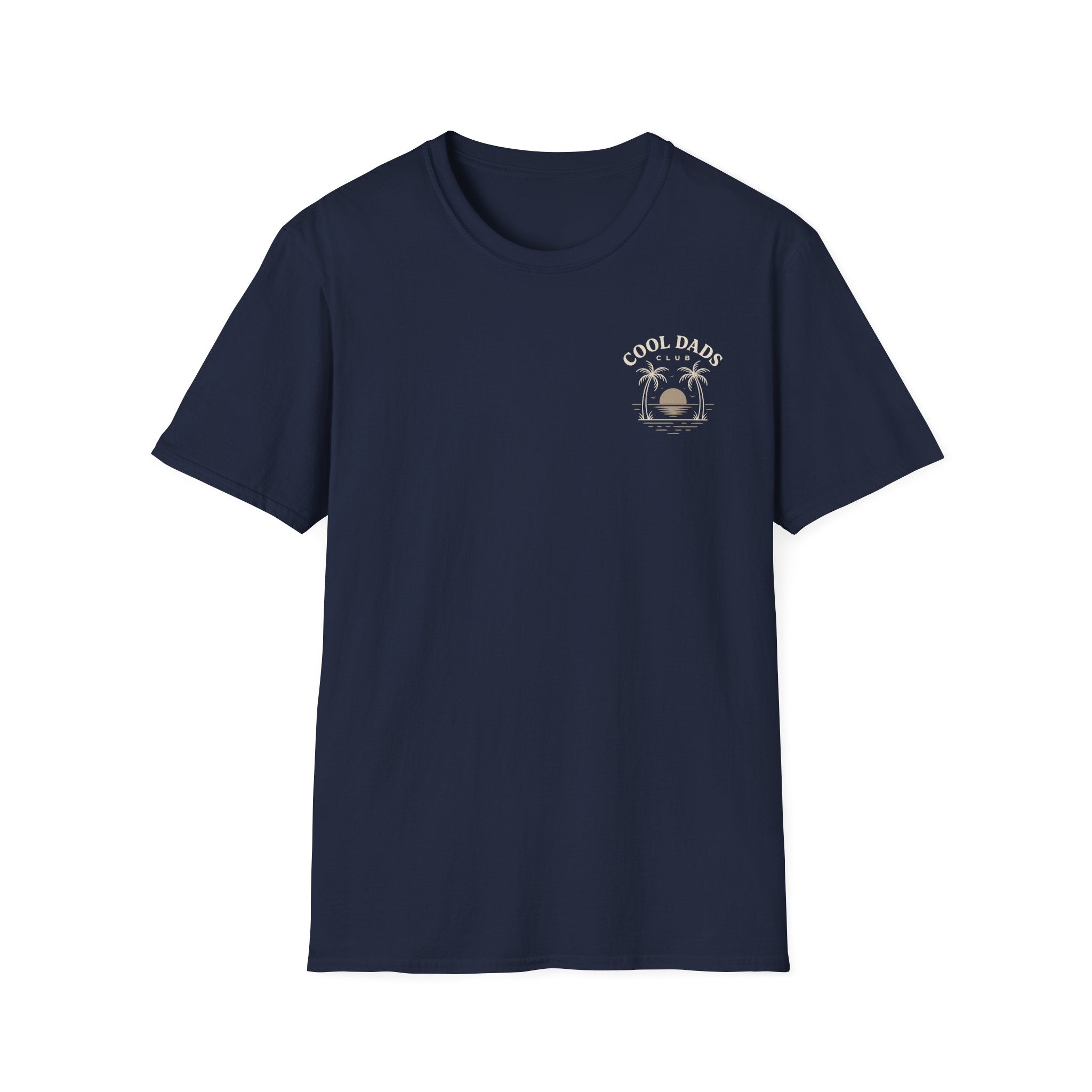 Cool Dads Club – Vintage Coastal Dad Shirt | Retro Palm Tree Comfort Colors Tee | Minimalist Summer Dad Graphic Tee