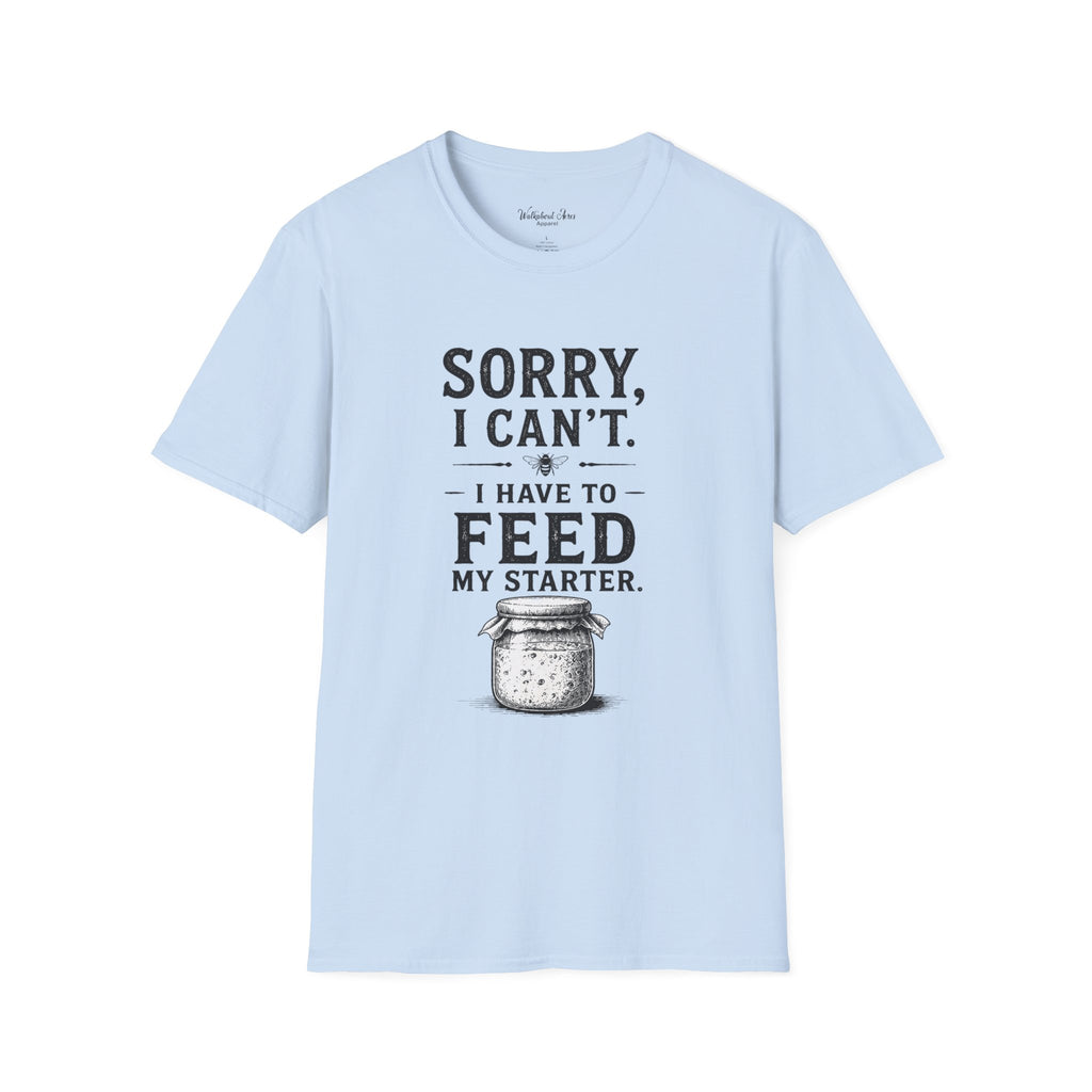 Feed My Starter Shirt | Rustic Sourdough T-Shirt | Homemade Bread Baker Tee