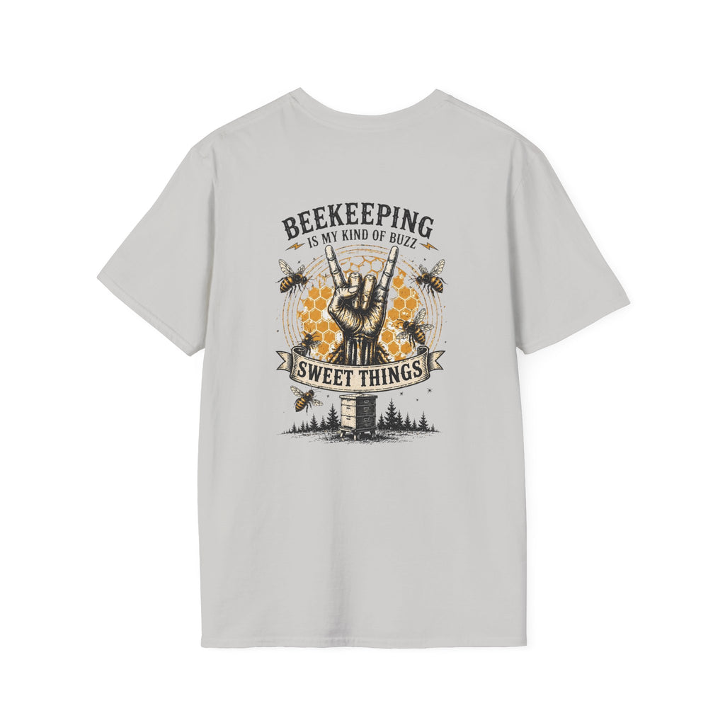 Beekeeping Is My Kind of Buzz Shirt | Skull Beekeeper Tee | Rustic Bee Keeper T-Shirt | Honey Lover Gift