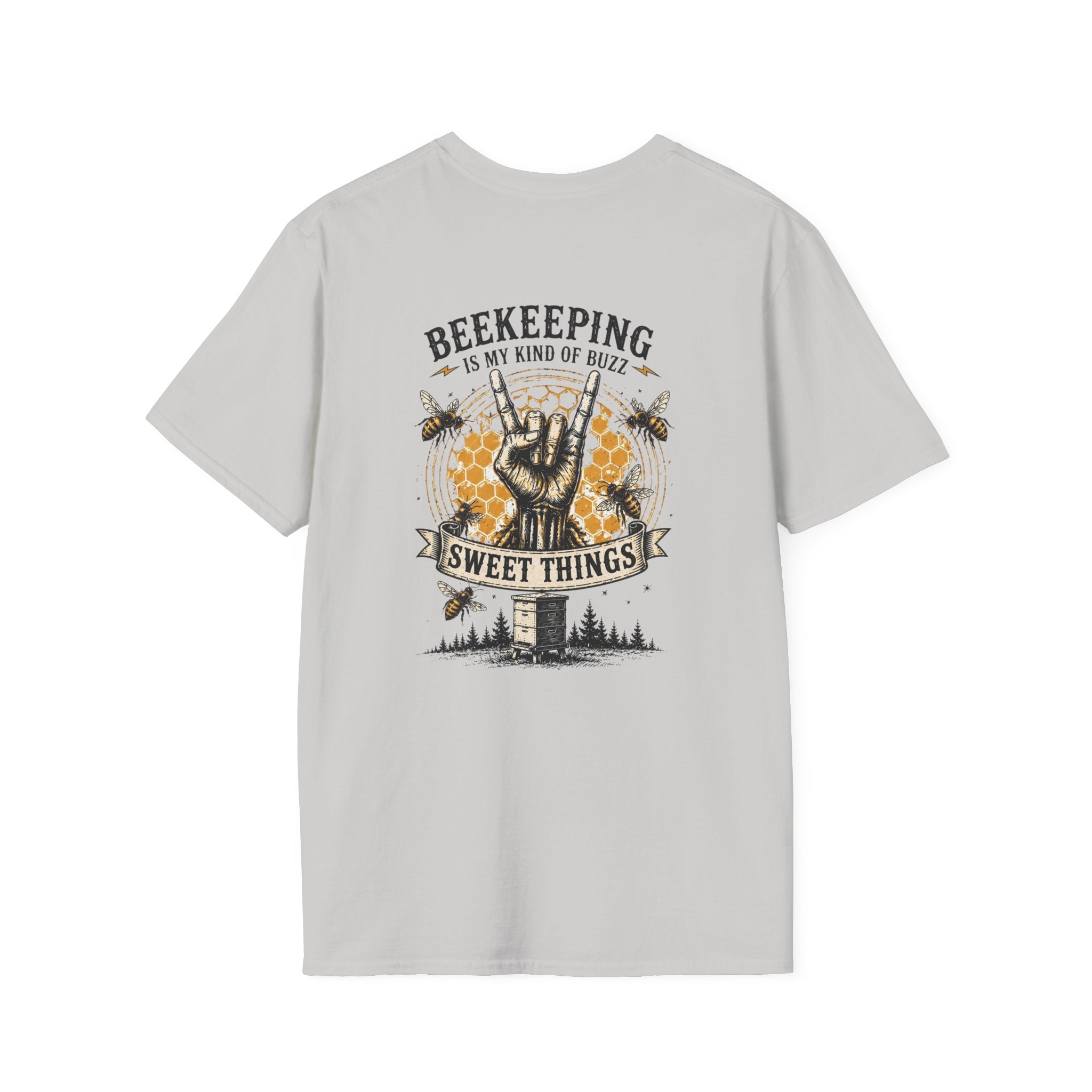 Beekeeping Is My Kind of Buzz Shirt | Skull Beekeeper Tee | Rustic Bee Keeper T-Shirt | Honey Lover Gift