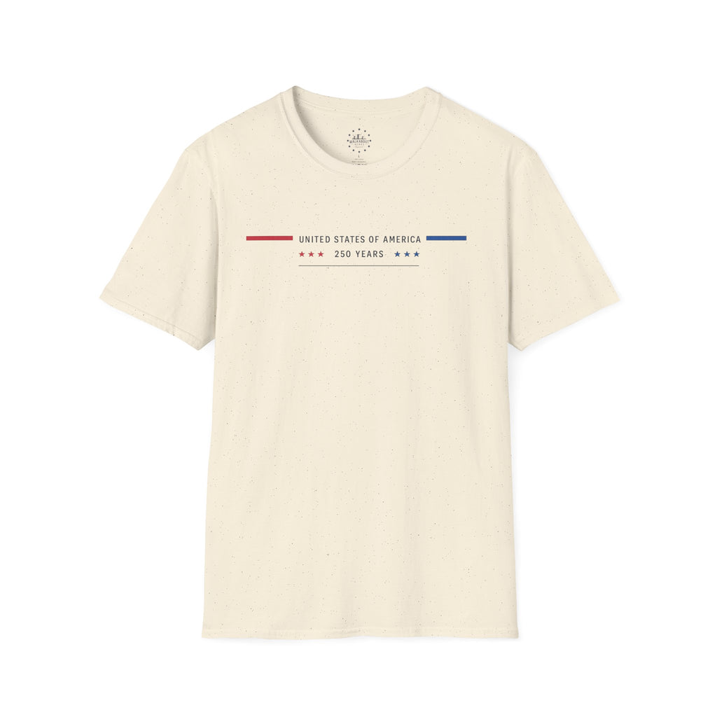 United States of America 250 Years Shirt | Minimalist Patriotic Tee | USA Semiquincentennial 2026 Shirt | American Heritage T-Shirt