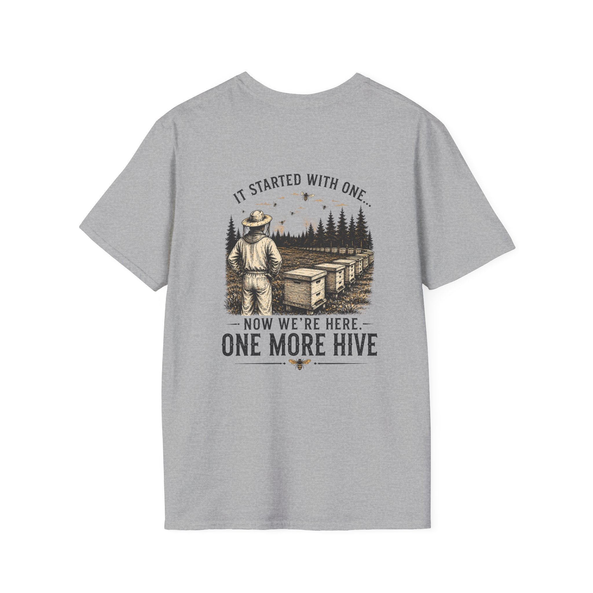 One More Hive Shirt | Beekeeper T-Shirt | Rustic Beekeeping Apparel
