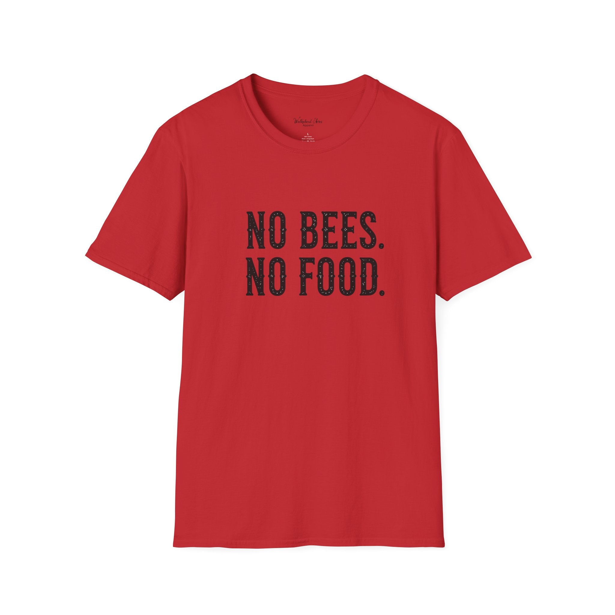 No Bees, No Food  Shirt – Beekeeping T-Shirt – Save the Bees Apparel
