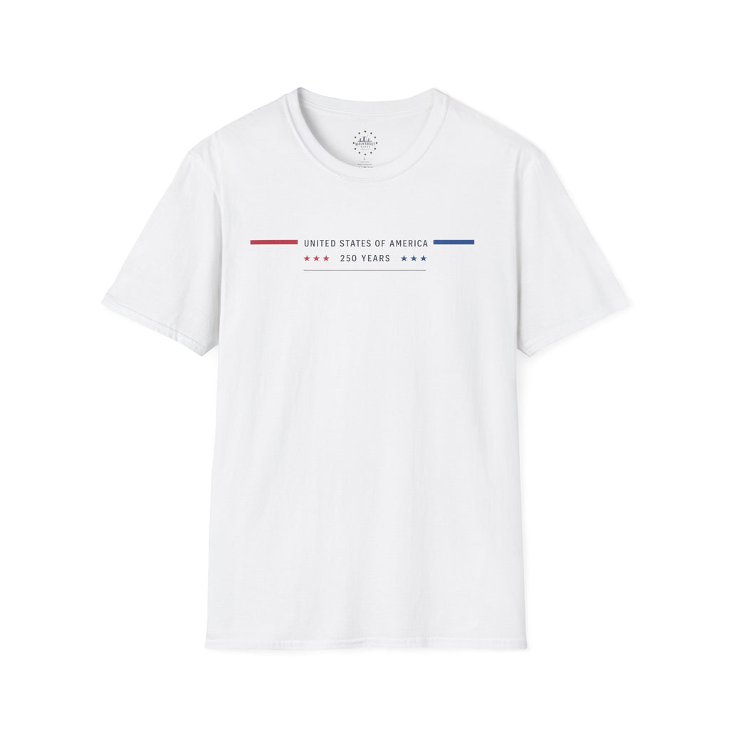 United States of America 250 Years Shirt | Minimalist Patriotic Tee | USA Semiquincentennial 2026 Shirt | American Heritage T-Shirt