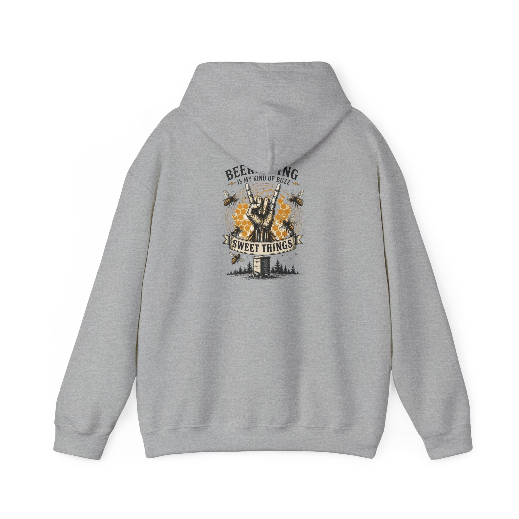 Beekeeping Is My Kind of Buzz Crewneck Sweatshirt | Rustic Beekeeper Pullover | Honey Farm Apparel