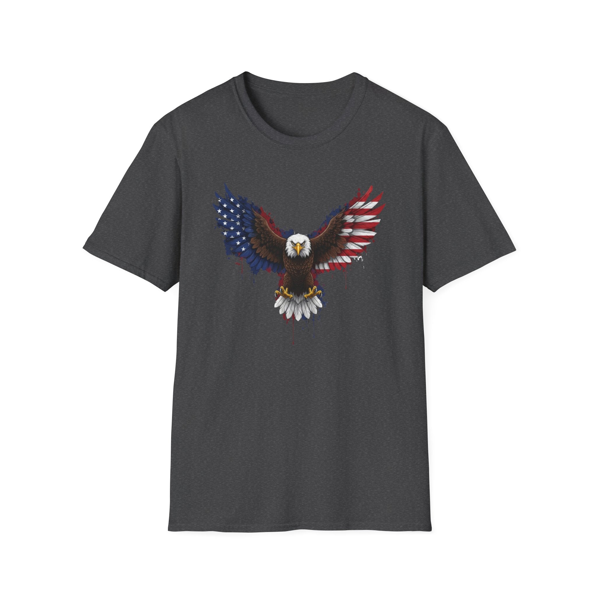 Patriotic American Eagle T-Shirt | USA Flag Wings Graphic Tee | Fourth of July Shirt | America Pride Apparel