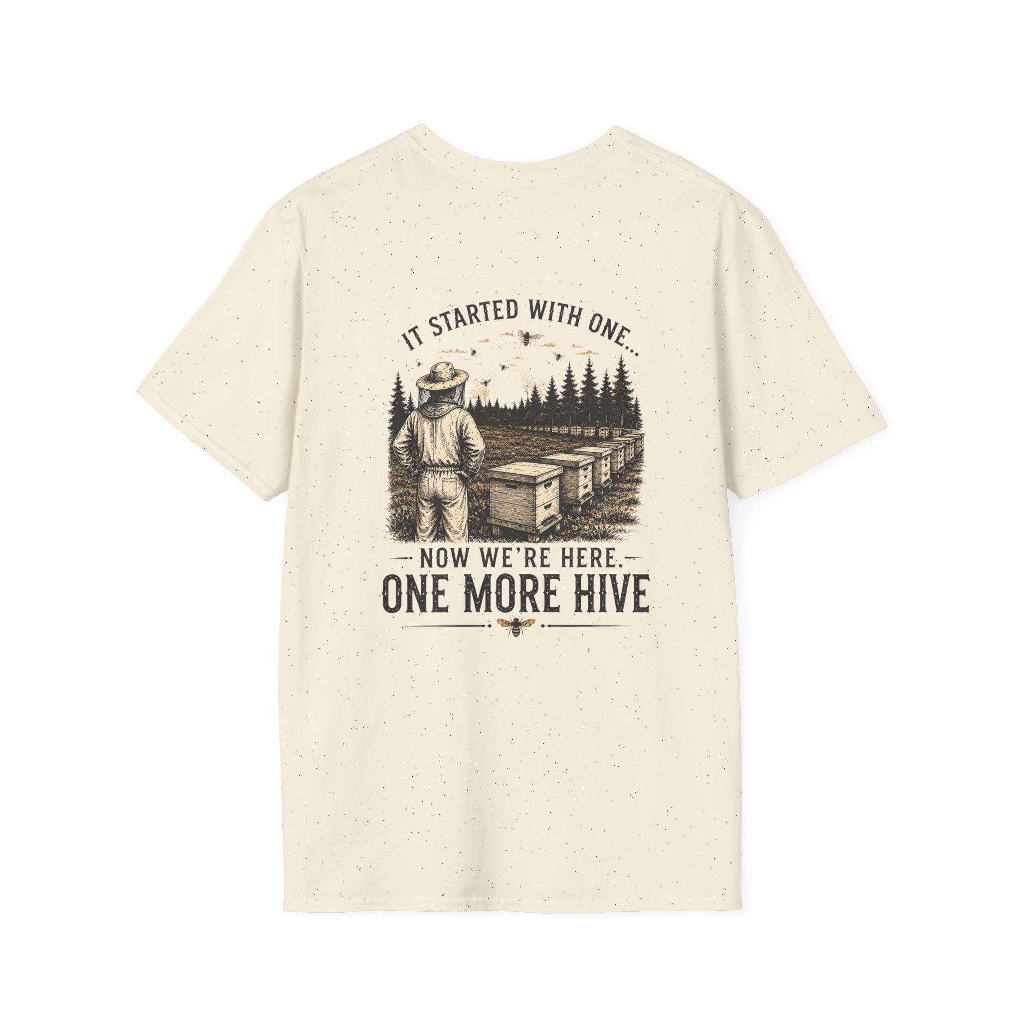 One More Hive Shirt | Beekeeper T-Shirt | Rustic Beekeeping Apparel