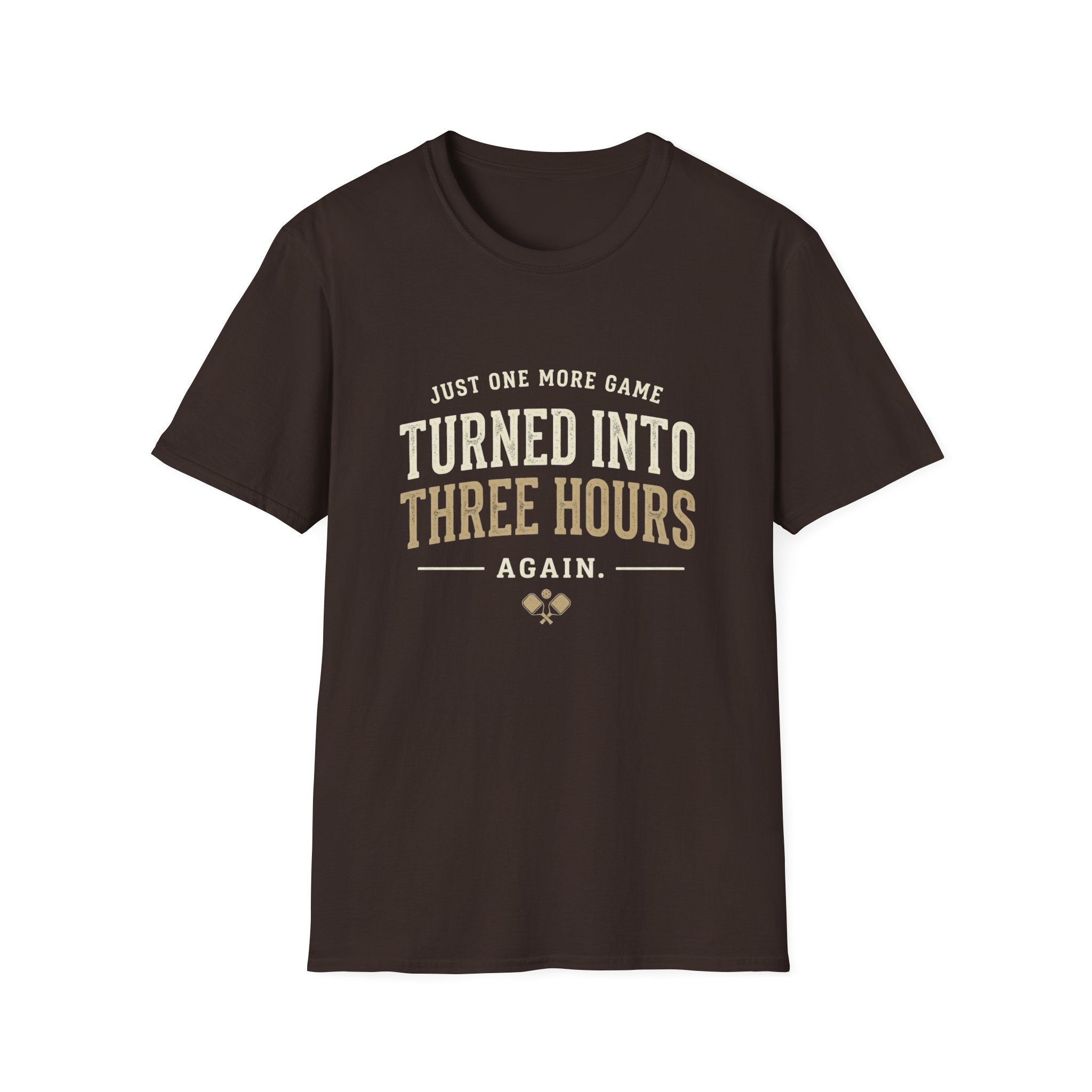 Just One More Game Turned Into Three Hours Again Pickleball Shirt – Vintage Pickleball Tee